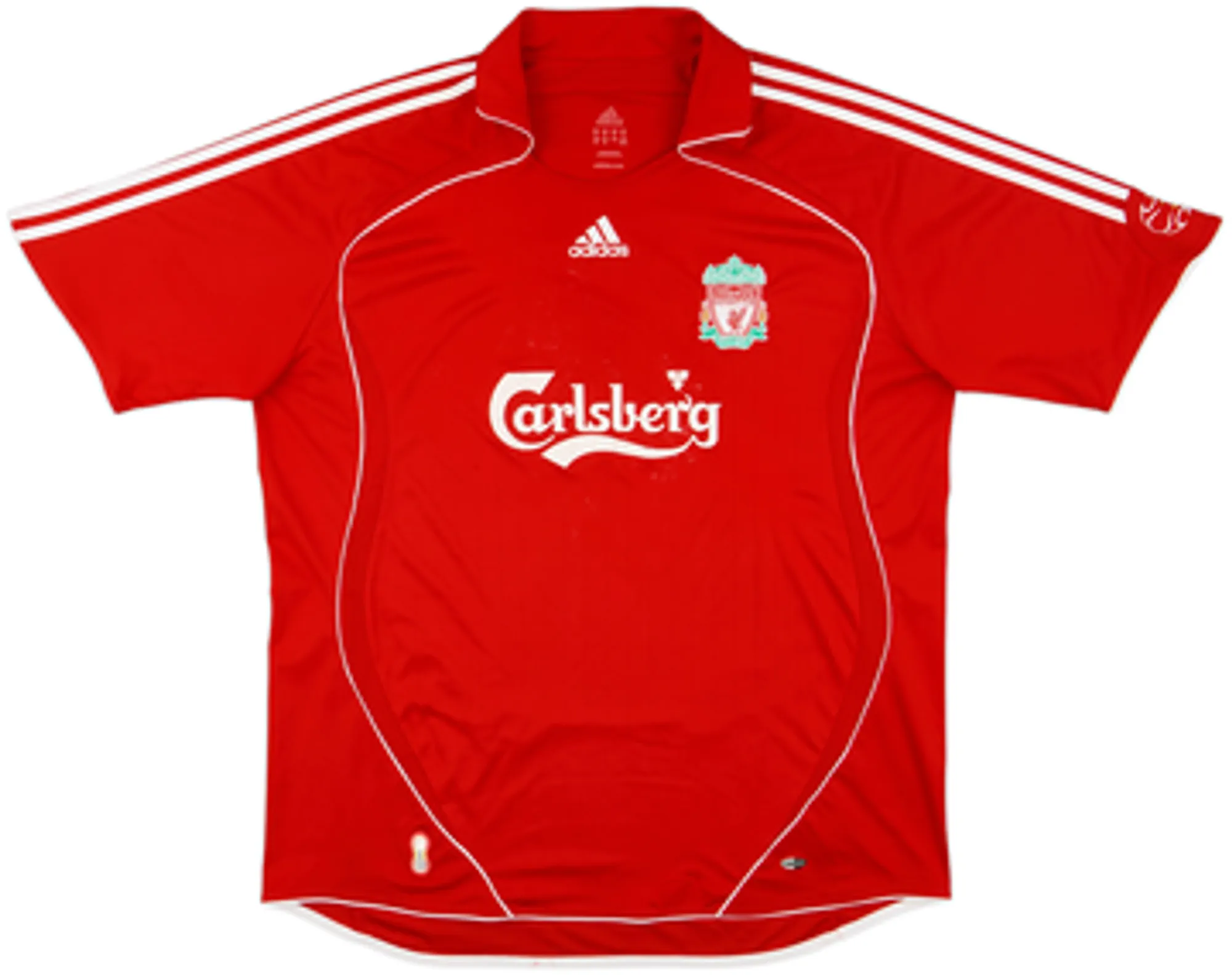 adidas Liverpool Mens SS Home Shirt 2006/08