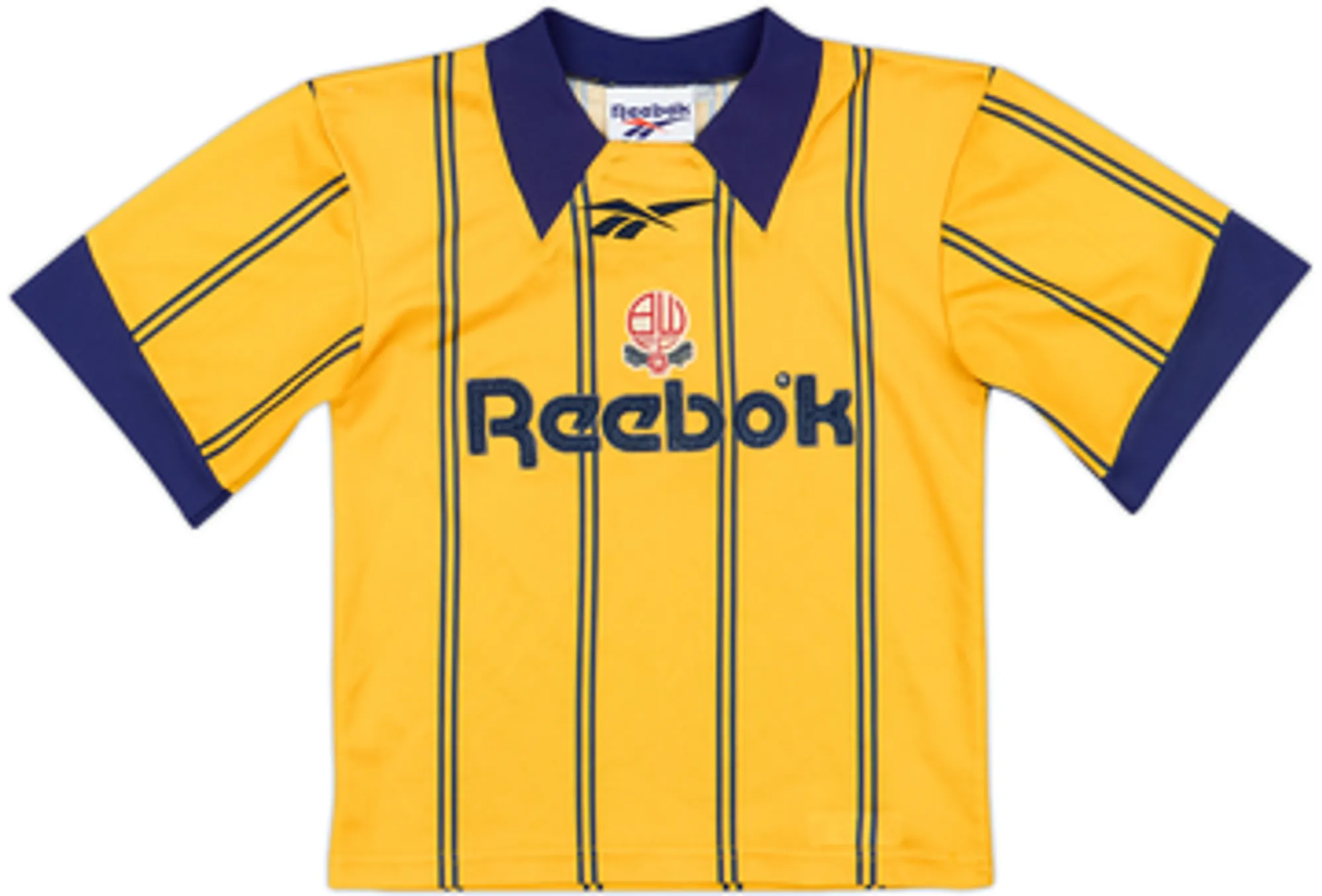 Reebok Bolton Wanderers Boys SS Away Shirt 1994/96