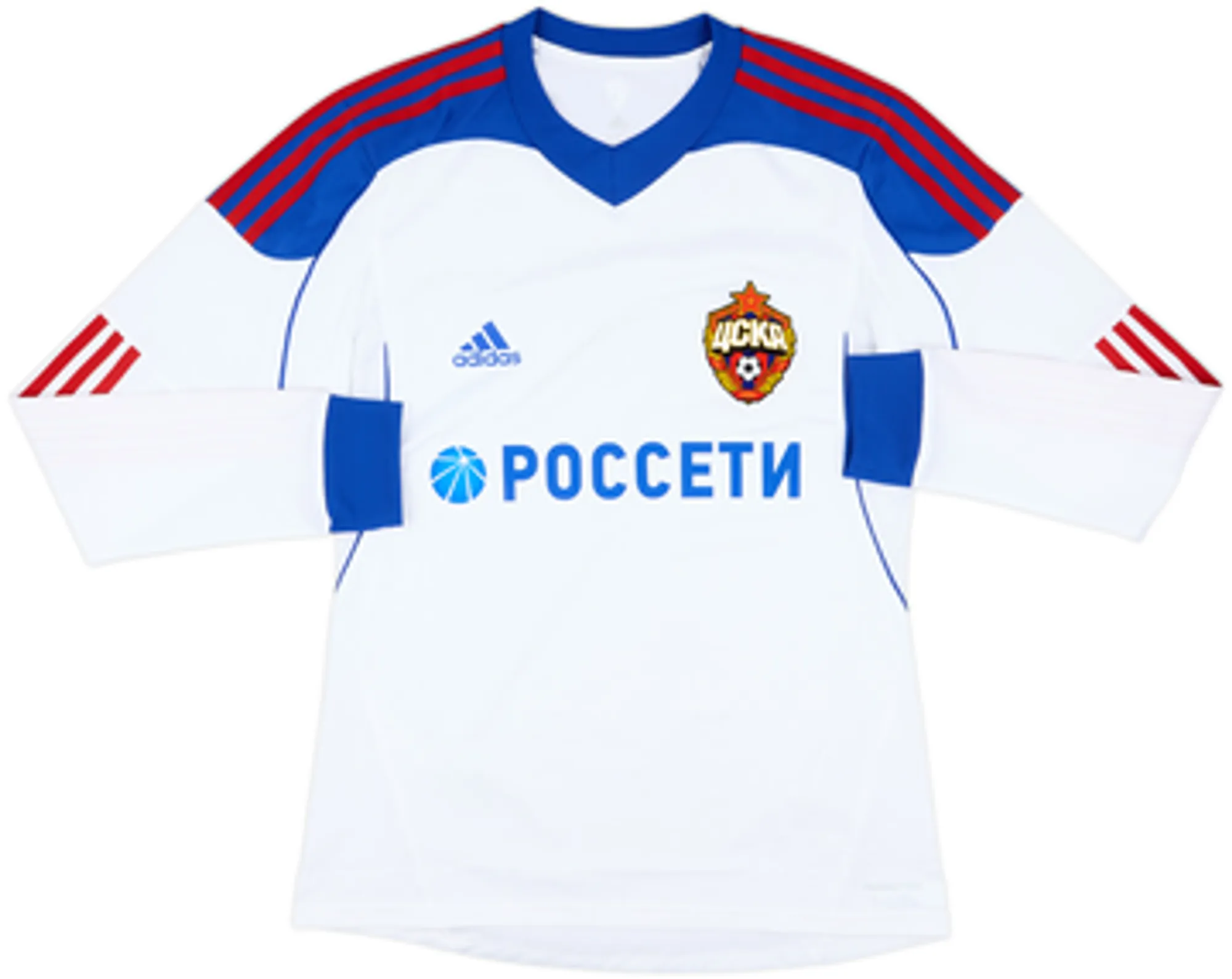 adidas CSKA Moscow Mens LS Player Issue Away Shirt 2013/14