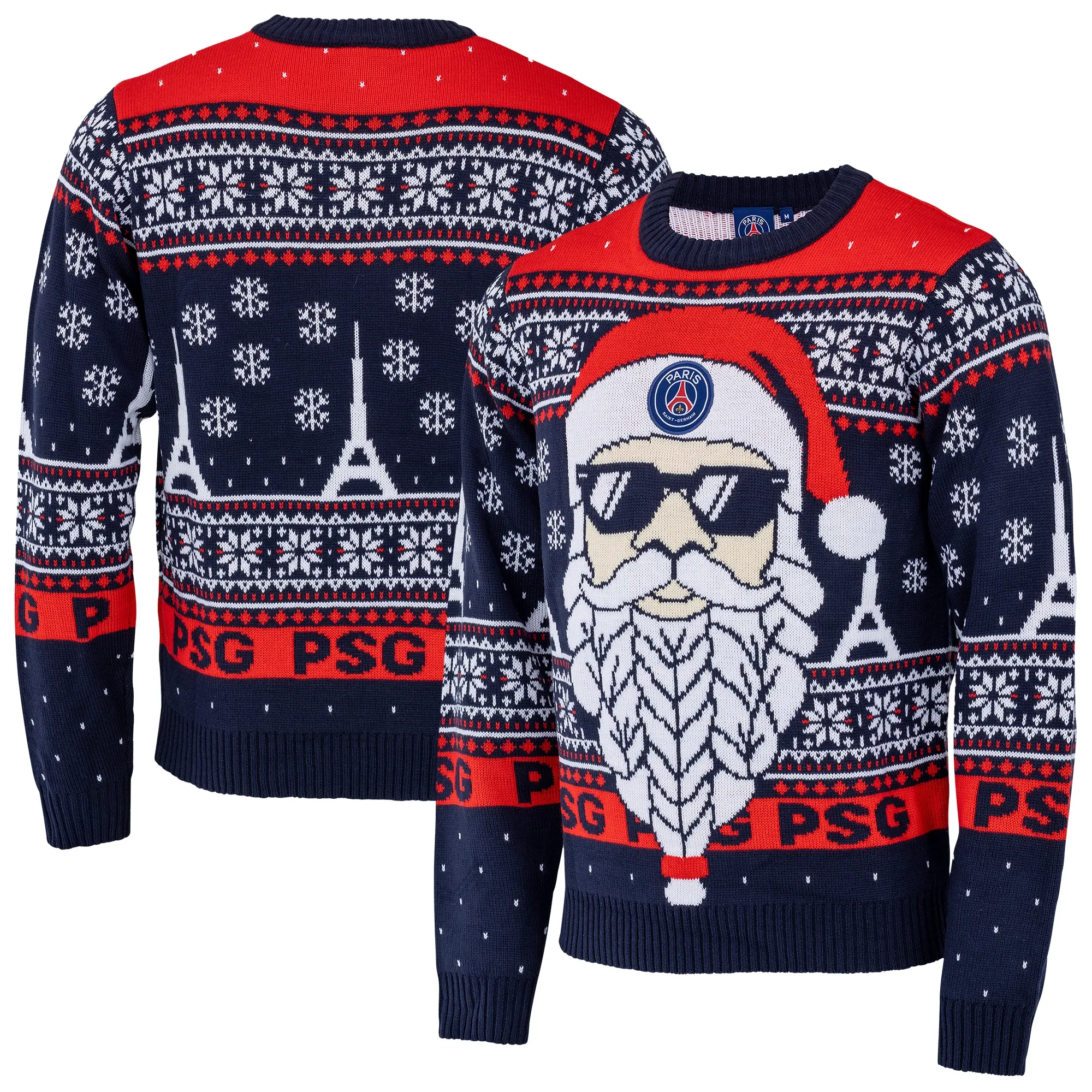 PSG Christmas Jumper - Navy