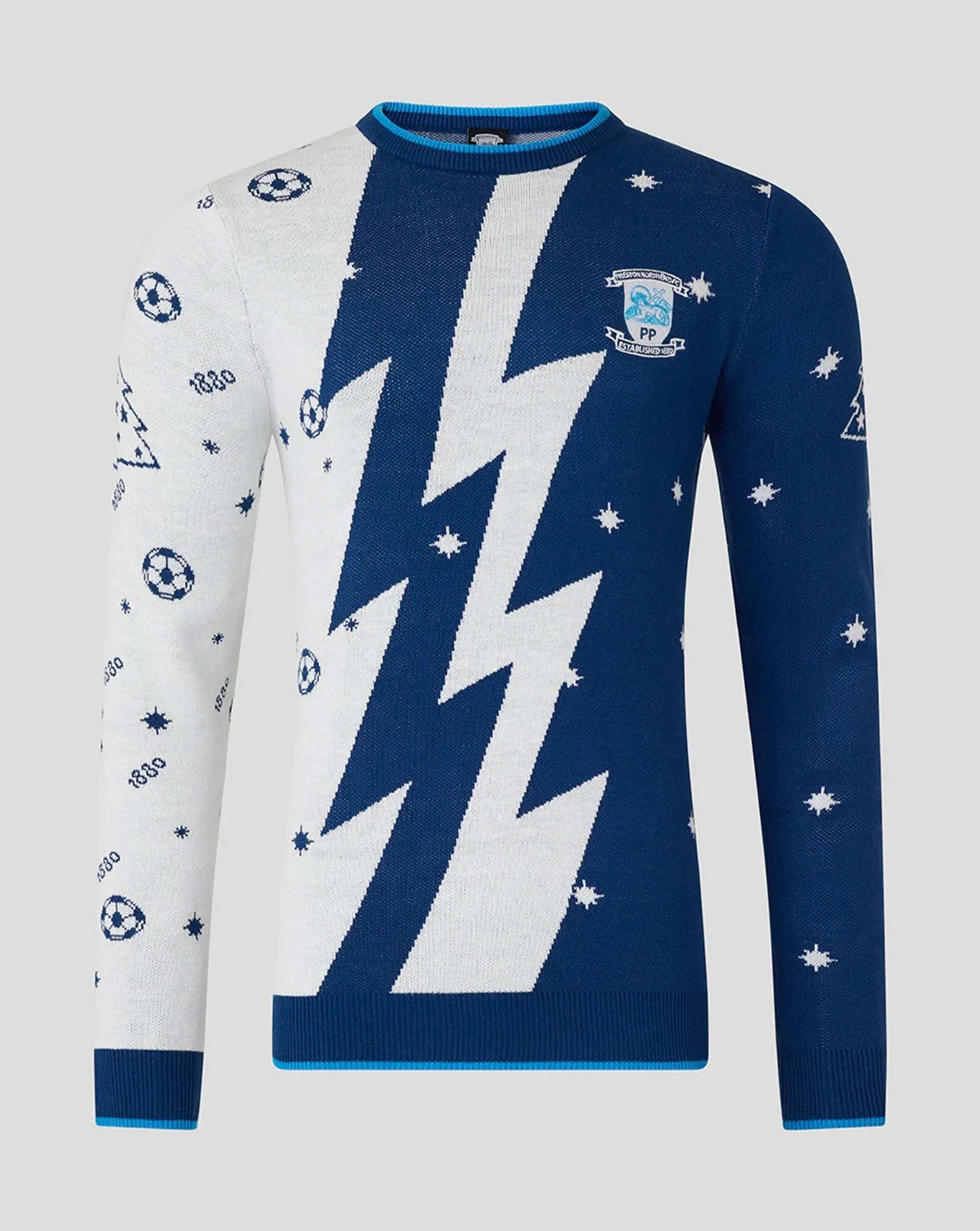 Castore Preston North End Unisex 25/26 Christmas Jumper