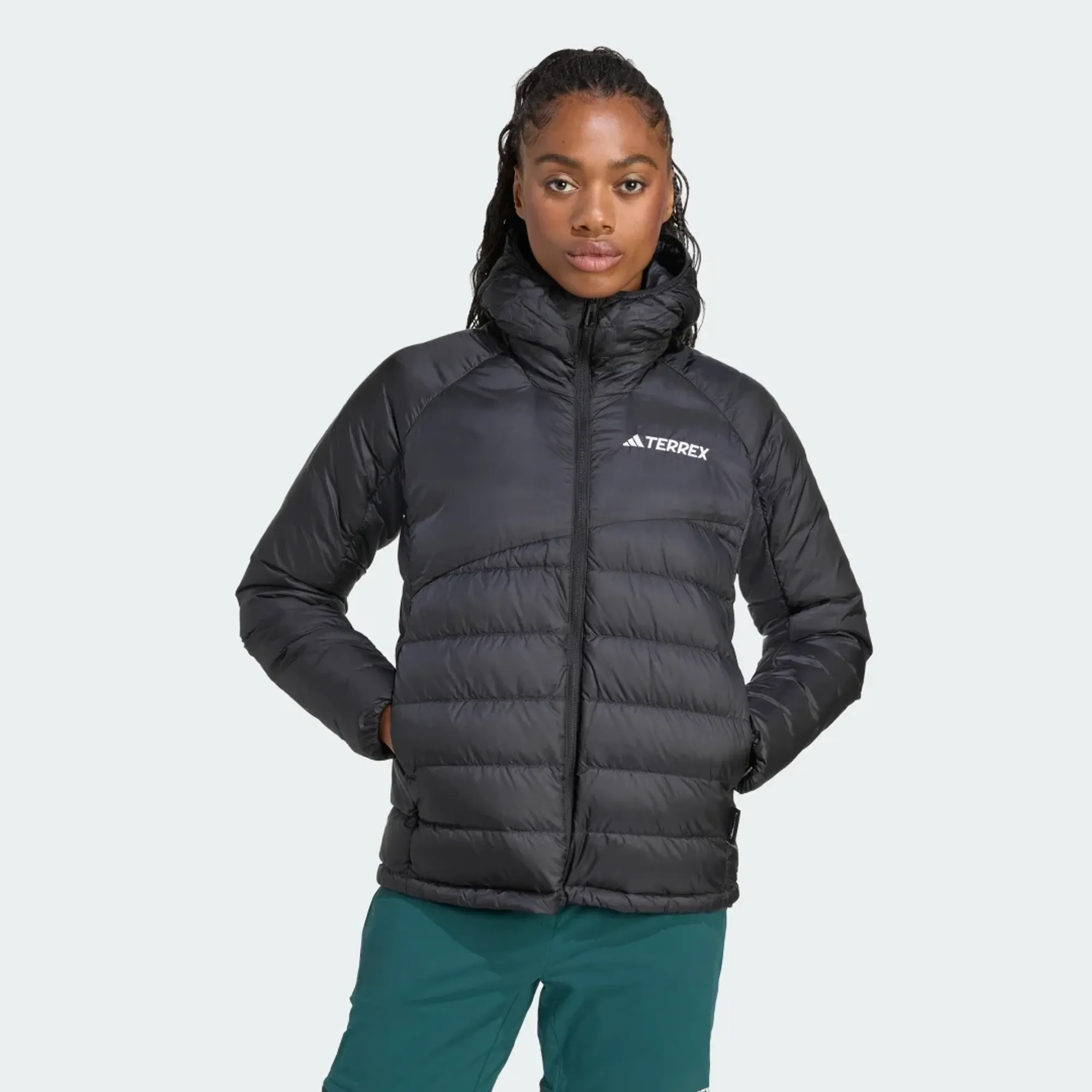 adidas Terrex Xperior CLIMAWARM+ Down Hooded Jacket
