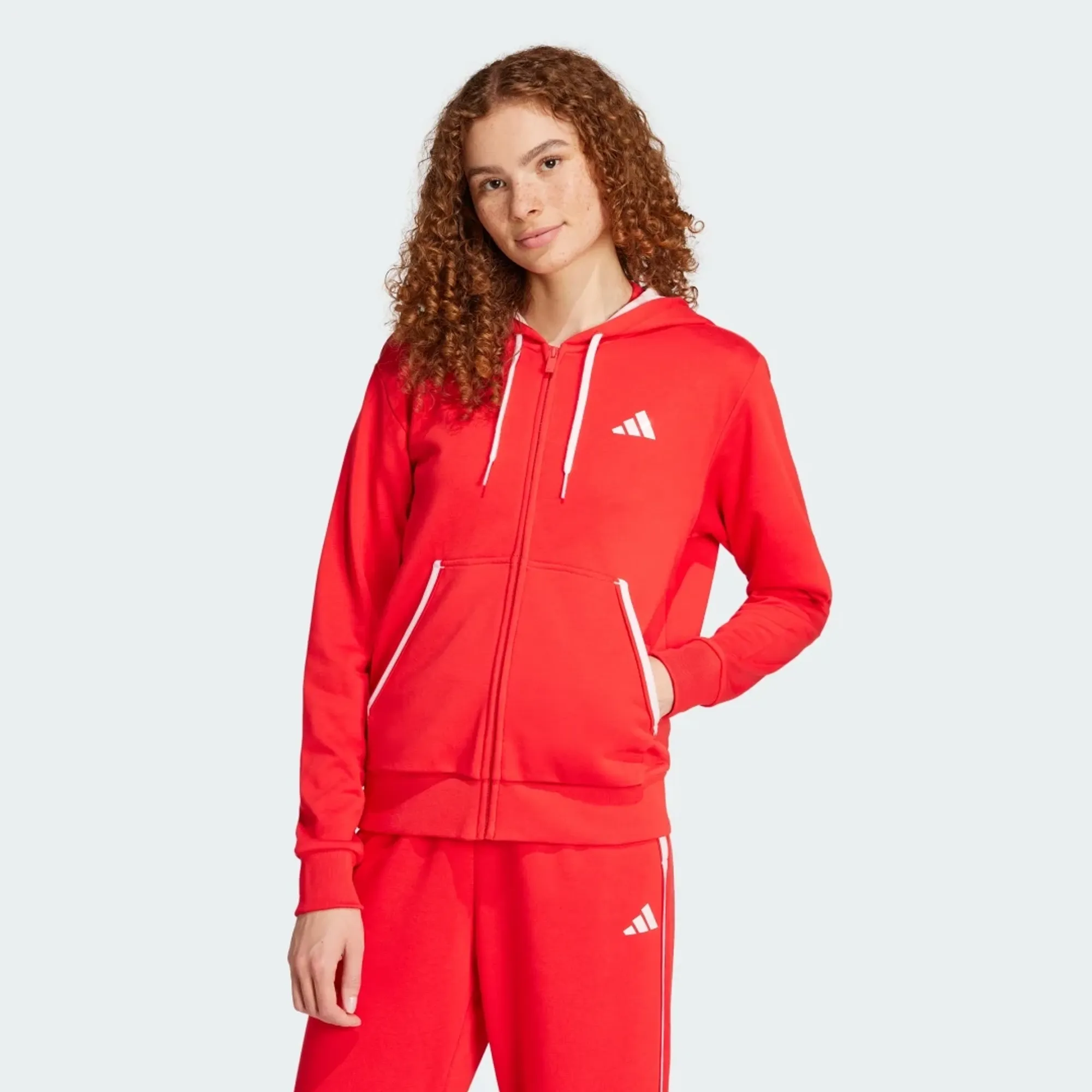 adidas Essentials Color Pop French Terry Full-Zip Hoodie