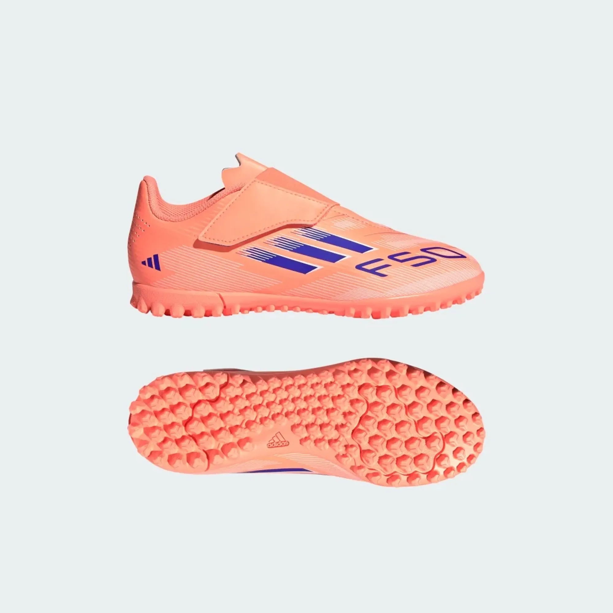 adidas F50 Club Hook-and-Loop Turf Boots Kids | JI0035 | FOOTY.COM