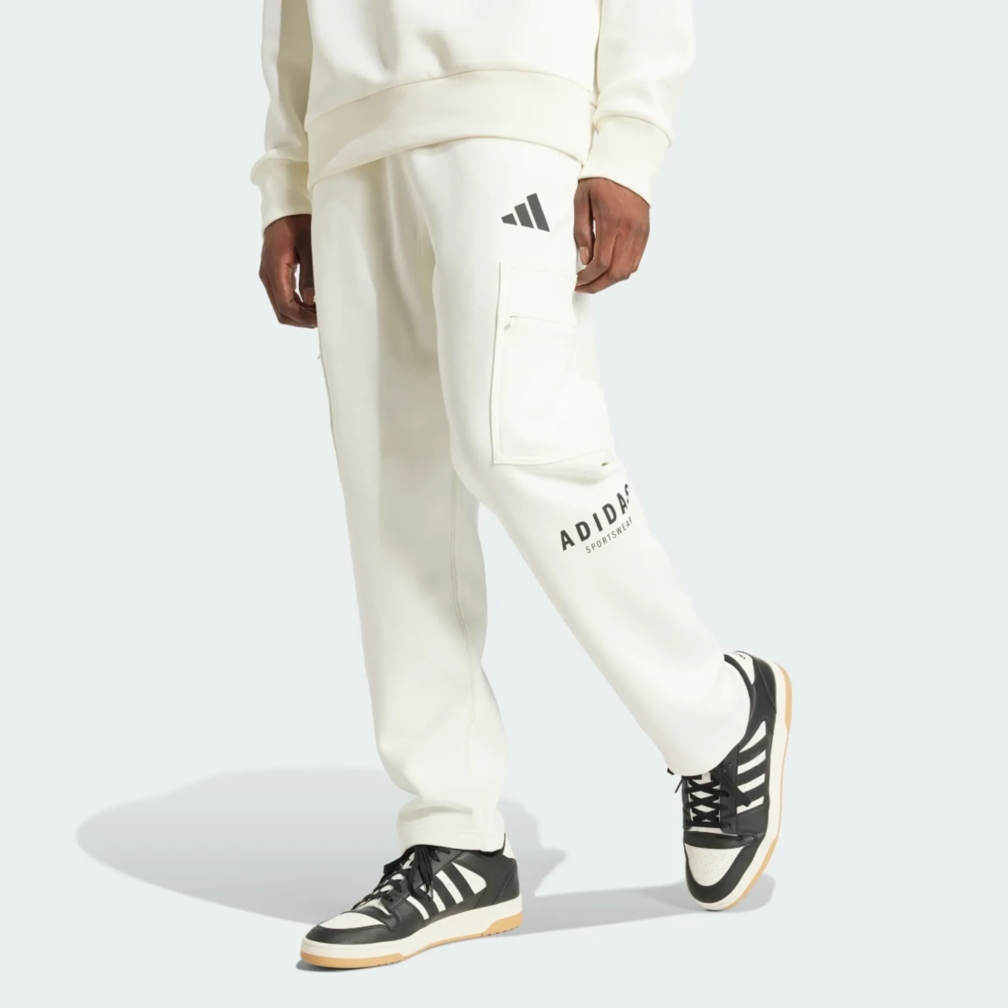 adidas ALL SZN Fleece Graphic Loose Cargo Pants