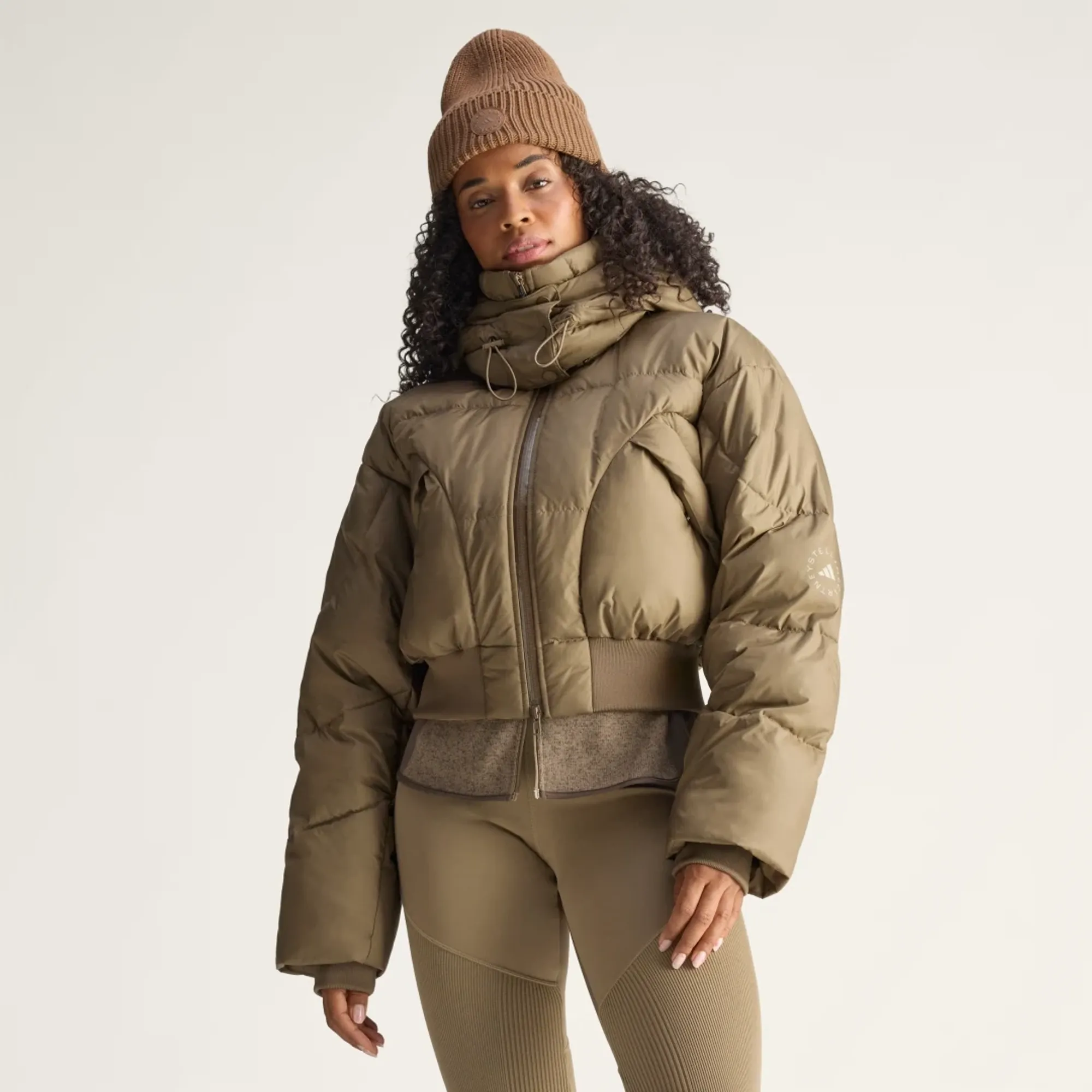 adidas adidas By Stella McCartney Cropped Padded Winter Jacket