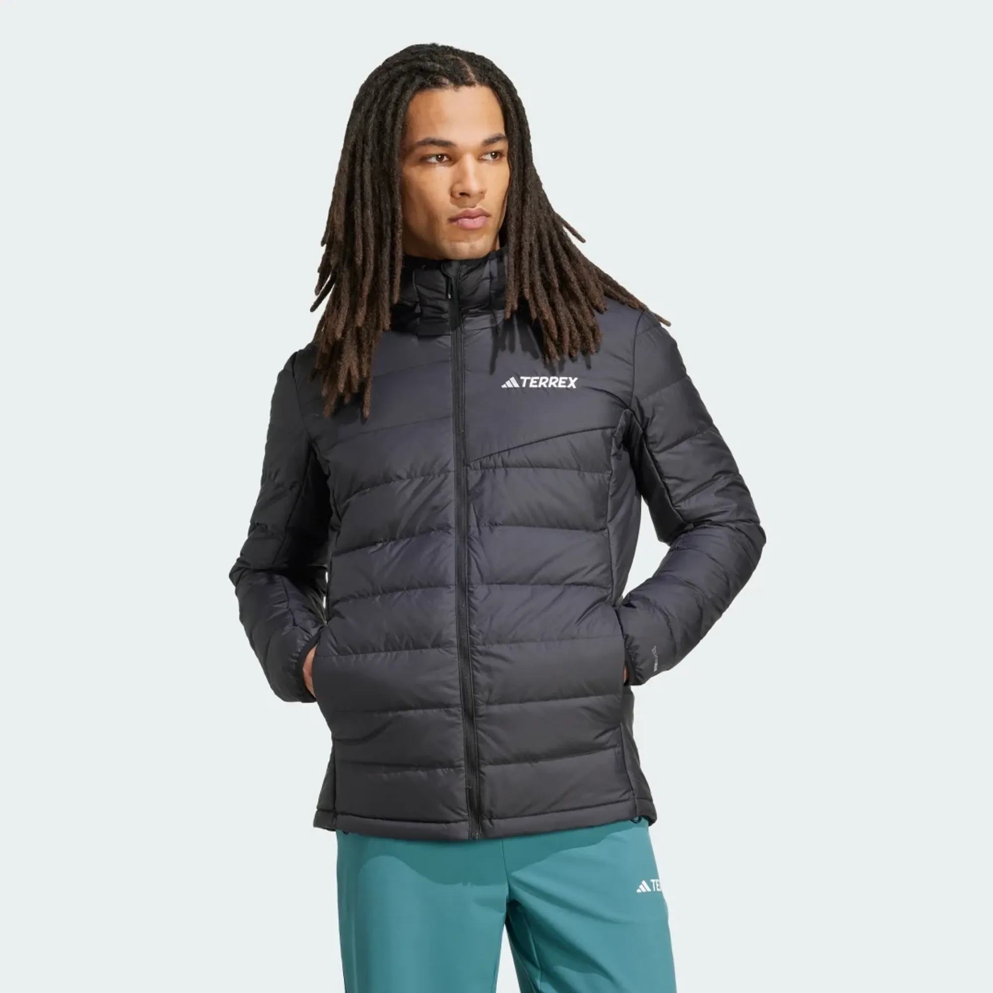 adidas Terrex Multi Light Down CLIMAWARM Hooded Jacket