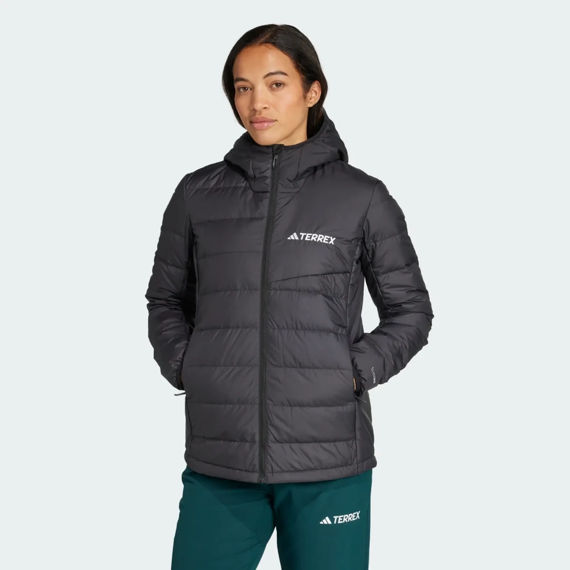 adidas Terrex Multi Light Down CLIMAWARM Hooded Jacket