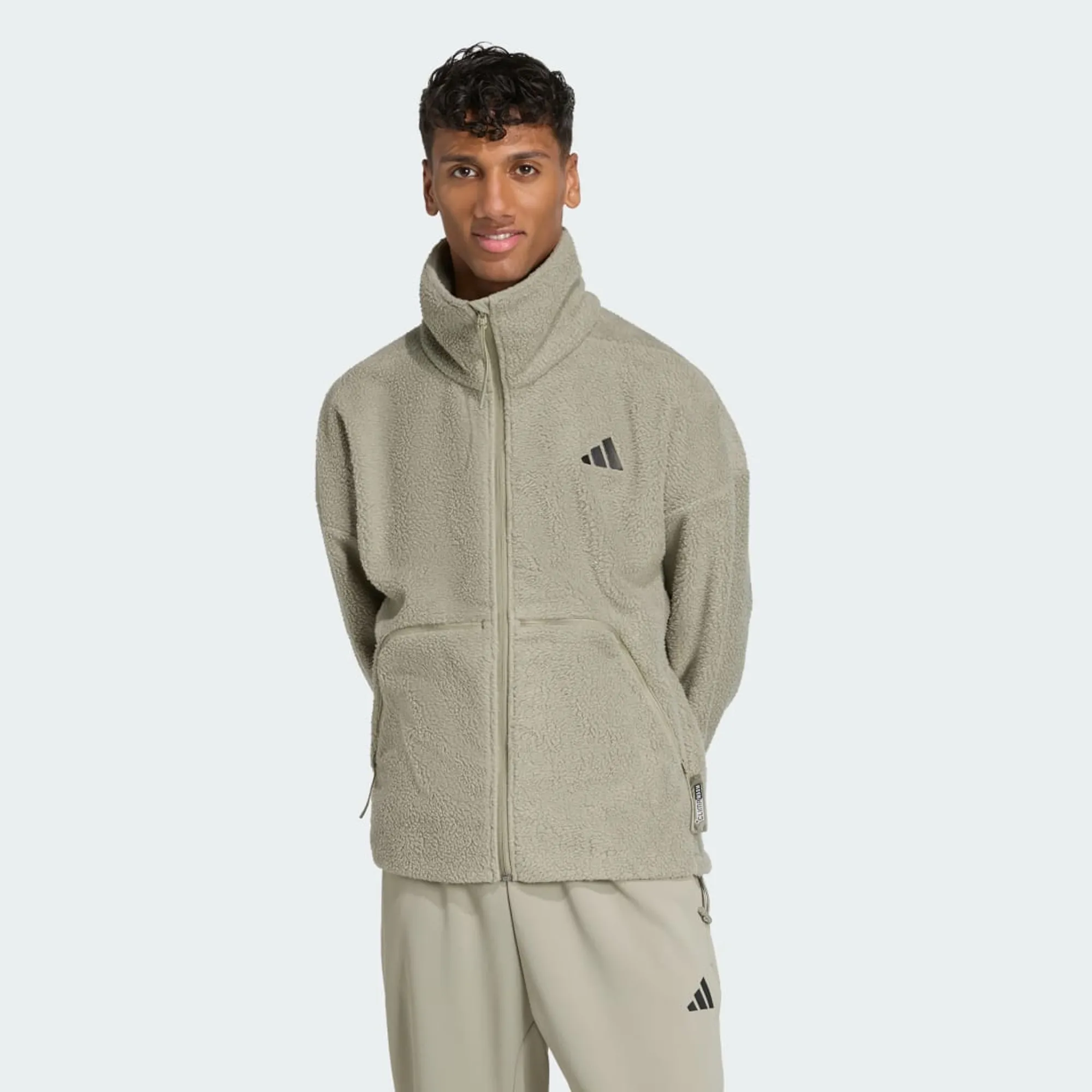 adidas City Tech High Pile Fleece Full-Zip Jacket