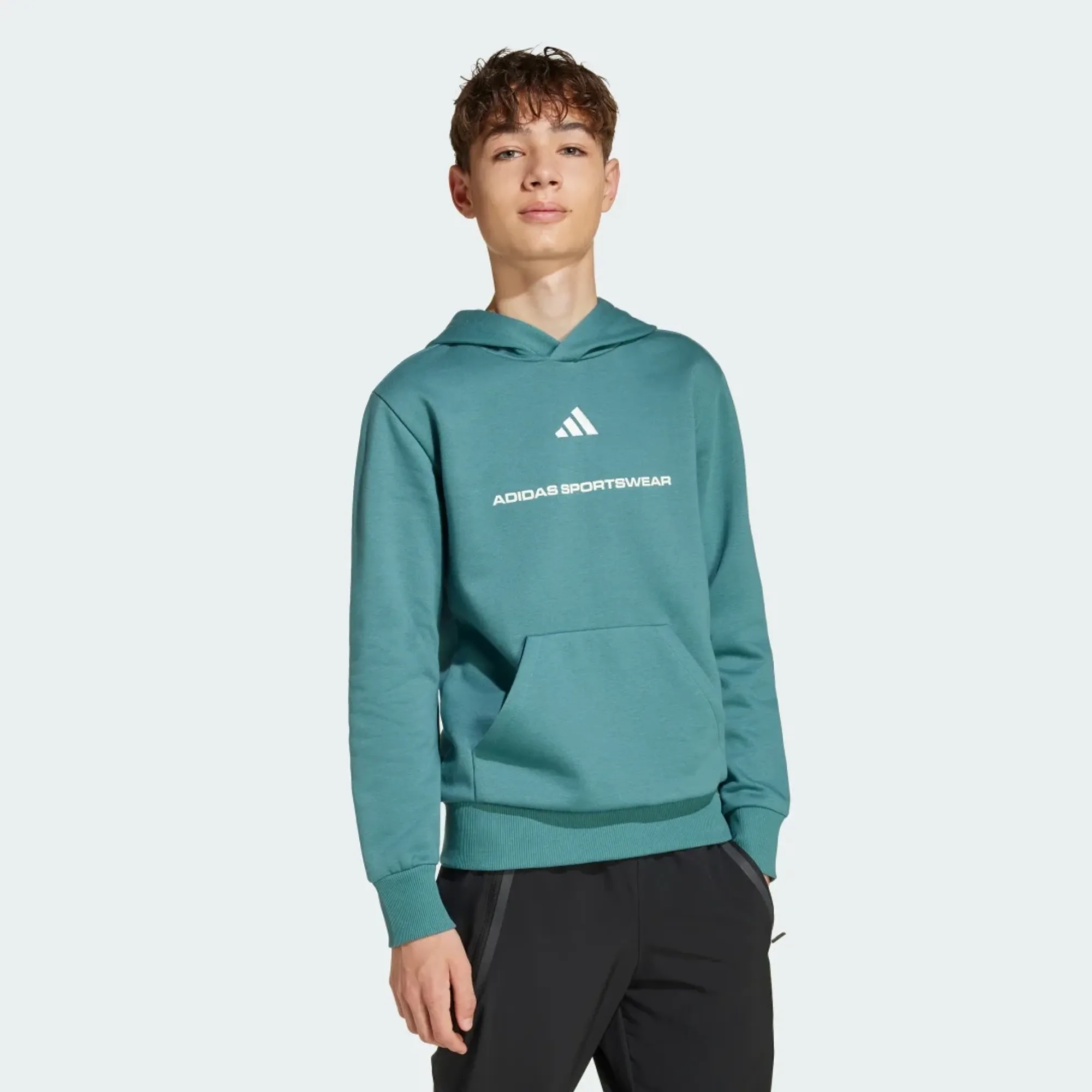 adidas adidas Slogan Fleece Hoodie