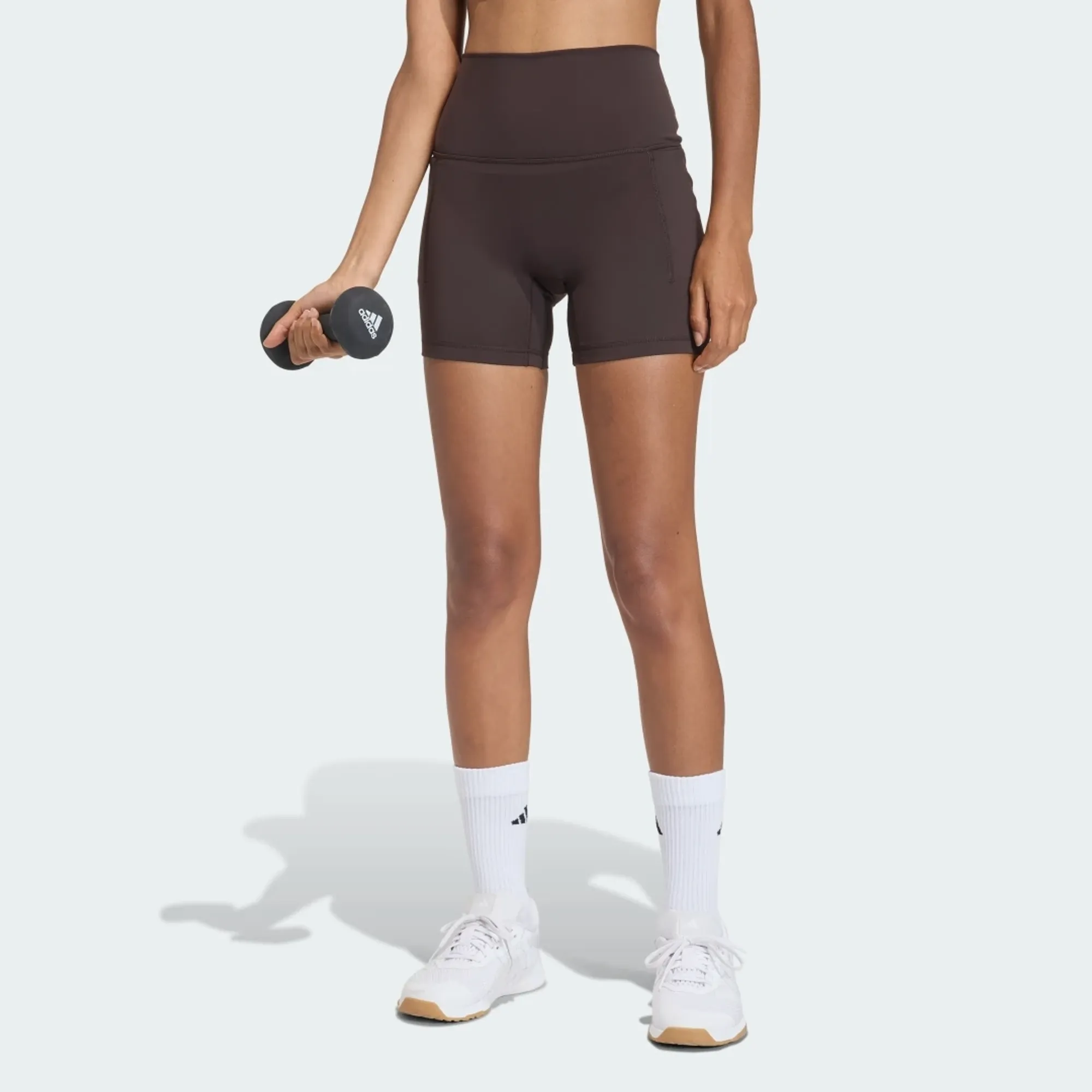 adidas 3 Stripes Studio All Me Booty Short Leggings