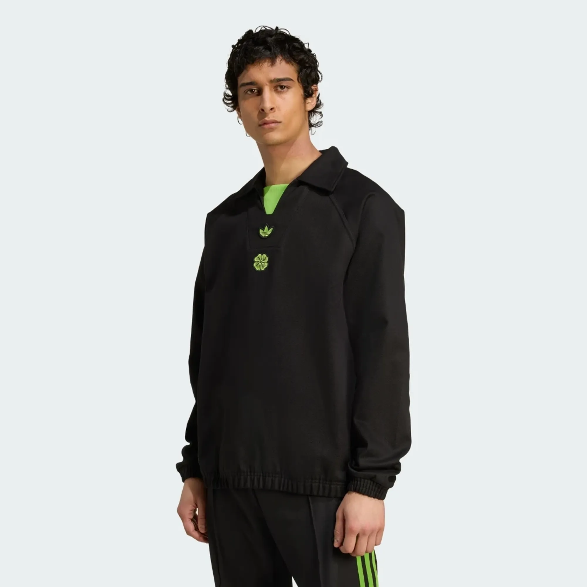 adidas Celtic FC Terrace Icons Drill Sweatshirt
