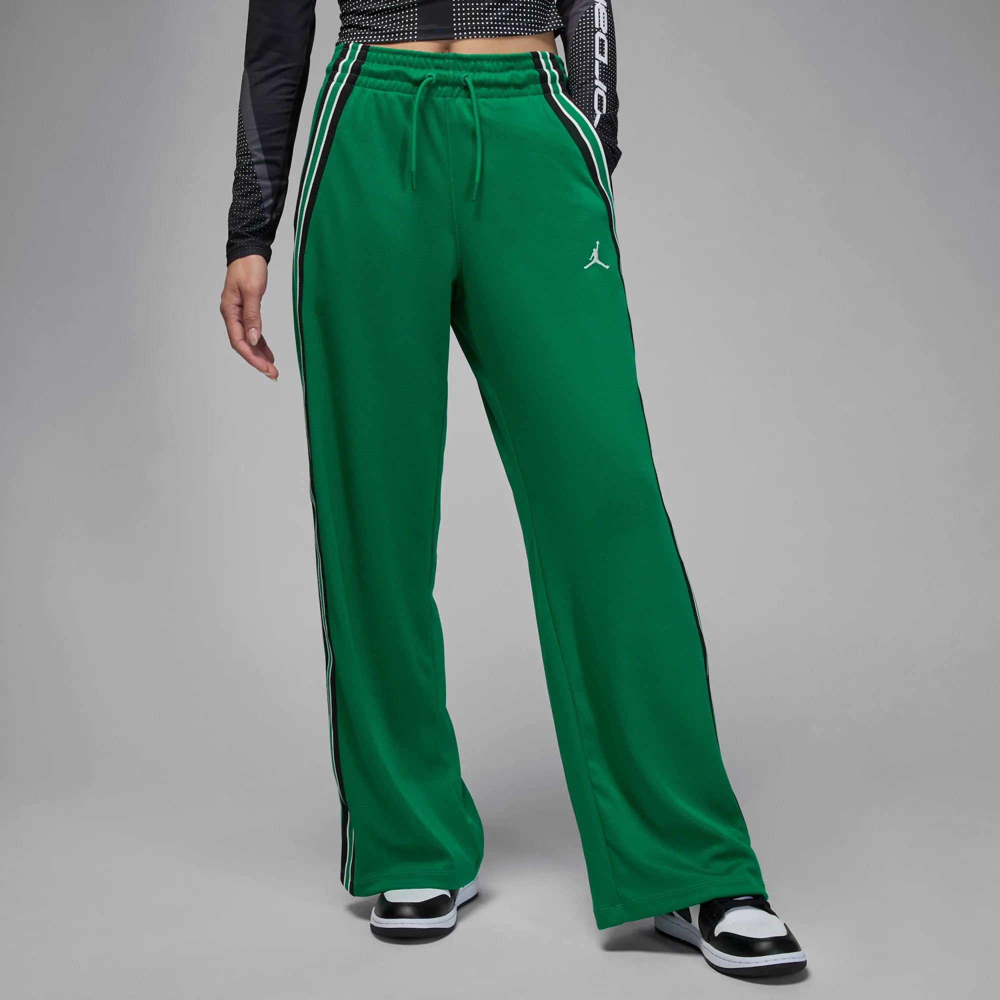 Nike Jordan Brooklyn Women's Tracksuit Bottoms - Green - Polyester/Elastane