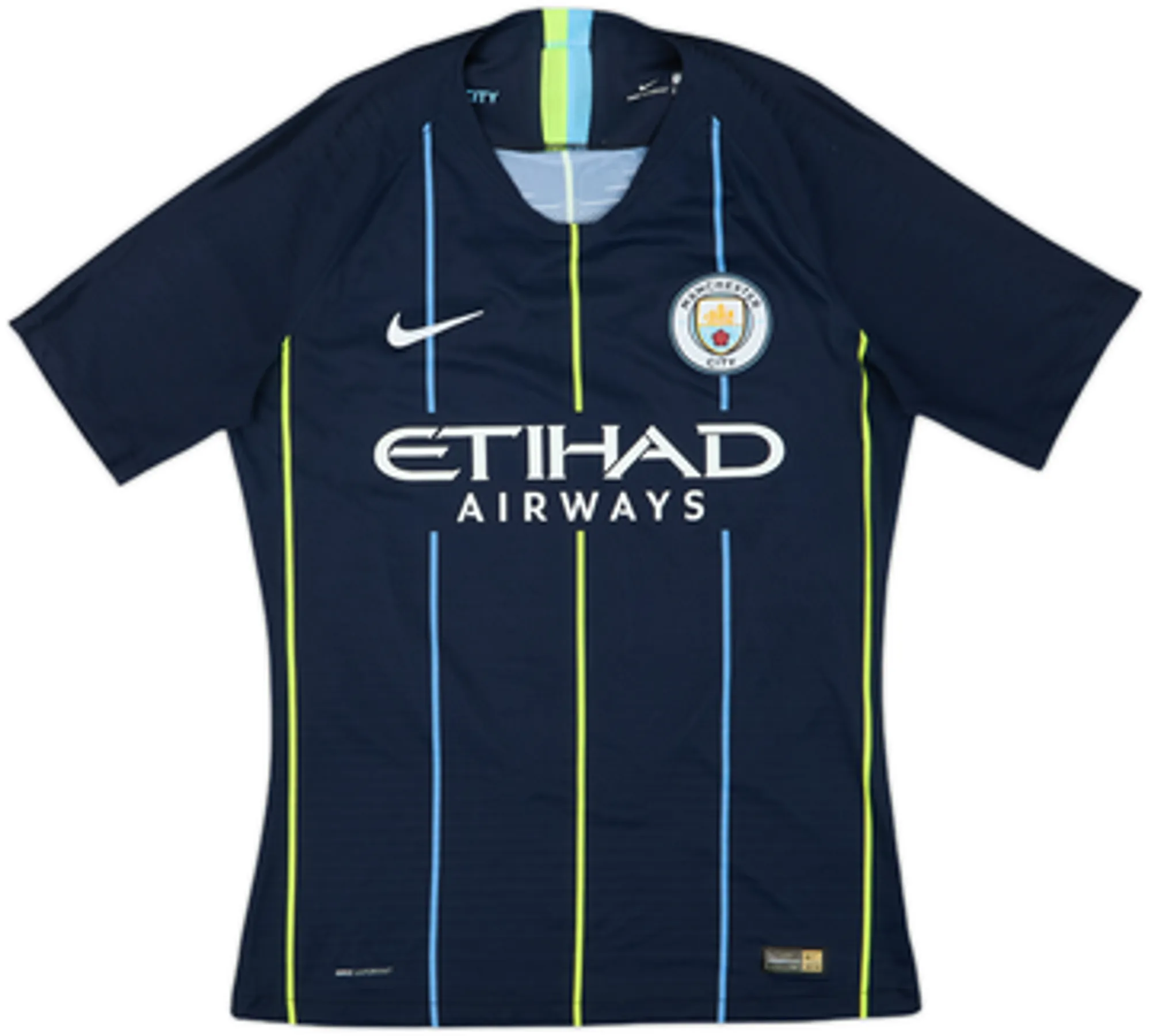 Nike Manchester City Mens SS Player Issue Away Shirt 2018/19
