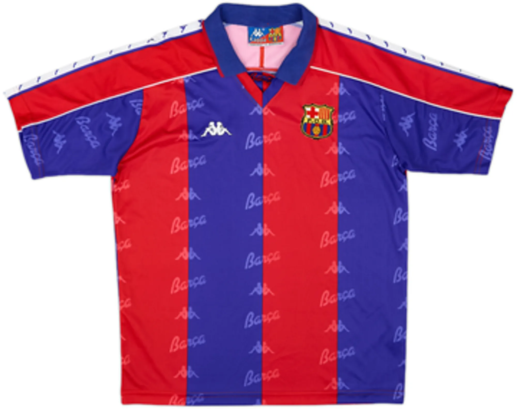Kappa Barcelona Mens SS Home Shirt 1992/93