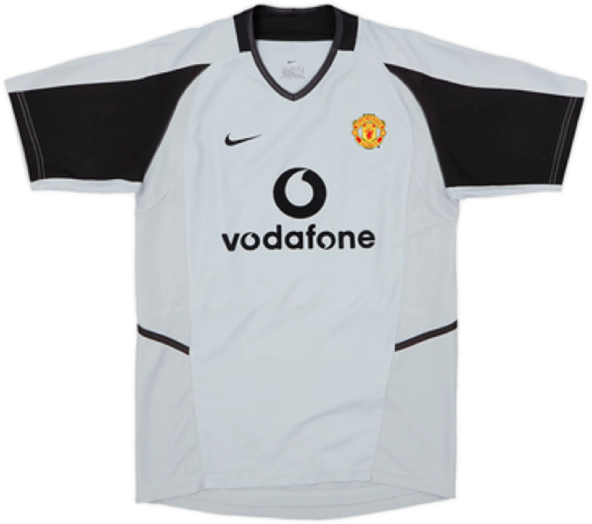 Nike Manchester United Boys SS Goalkeeper Home Shirt 2002/04