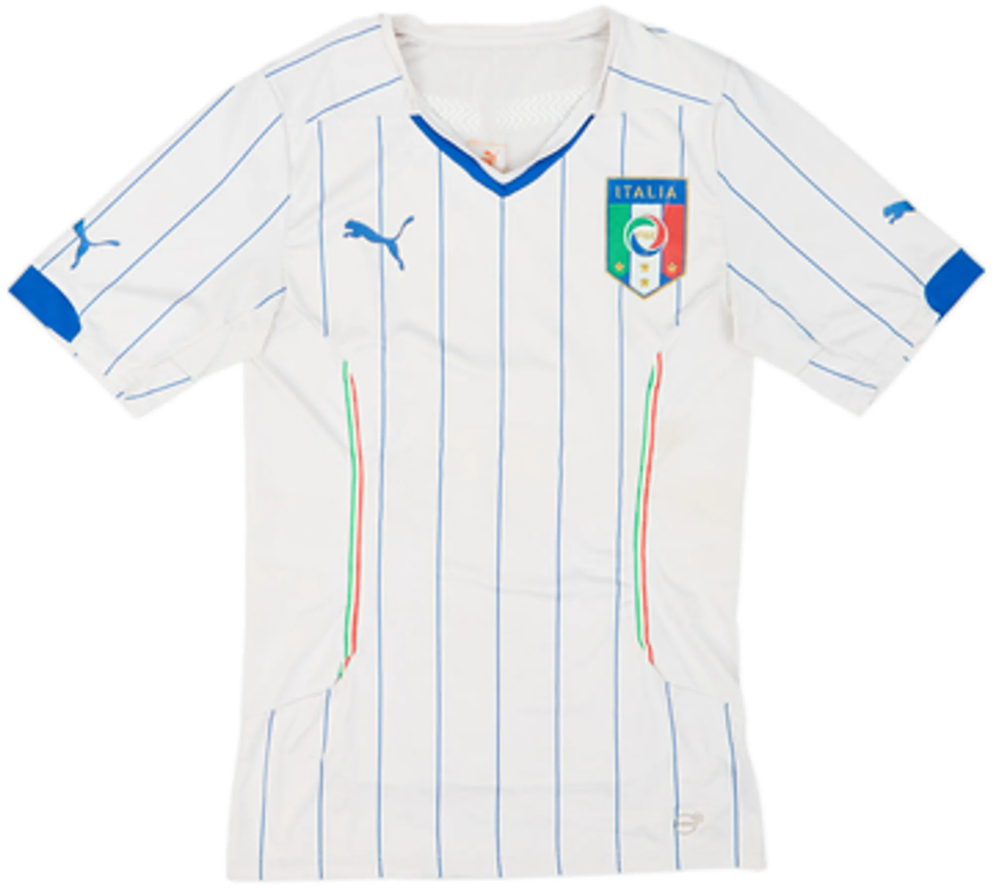 Puma Italy Mens SS Player Issue Away Shirt 2014