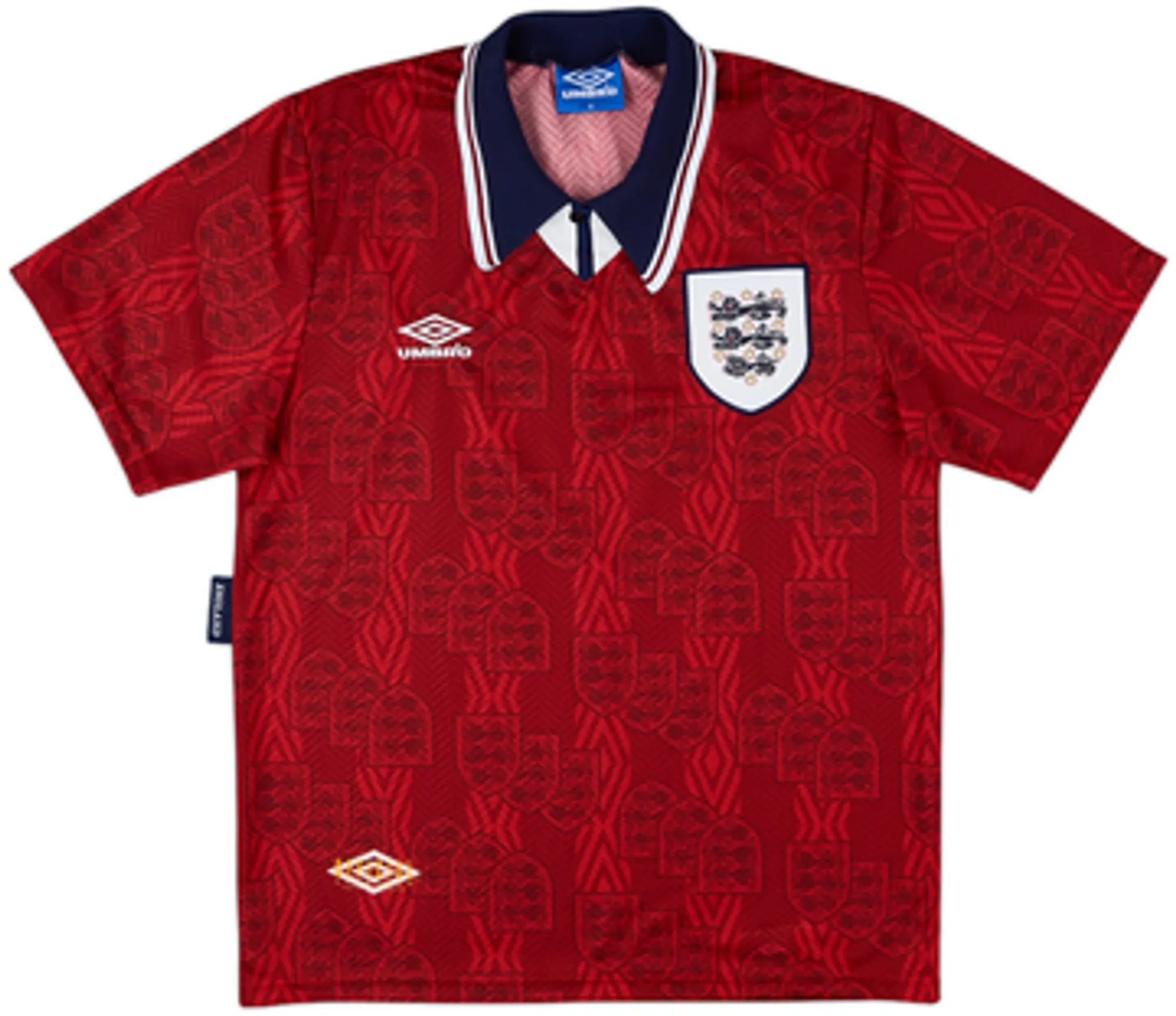 Umbro England Mens SS Away Shirt 1993