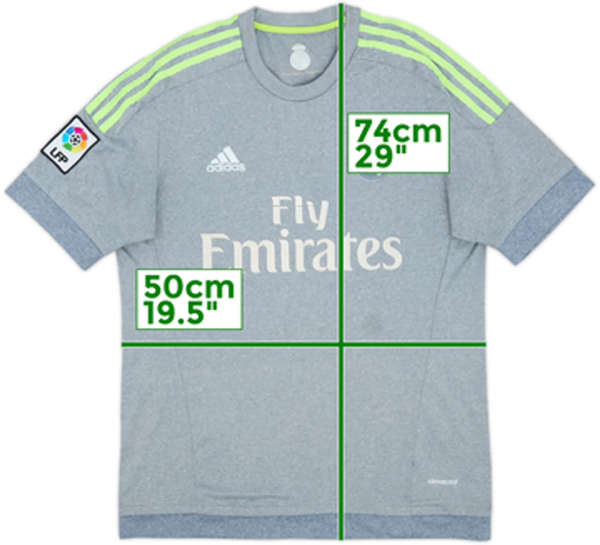 adidas Real Madrid Mens SS Away Shirt 2015/16