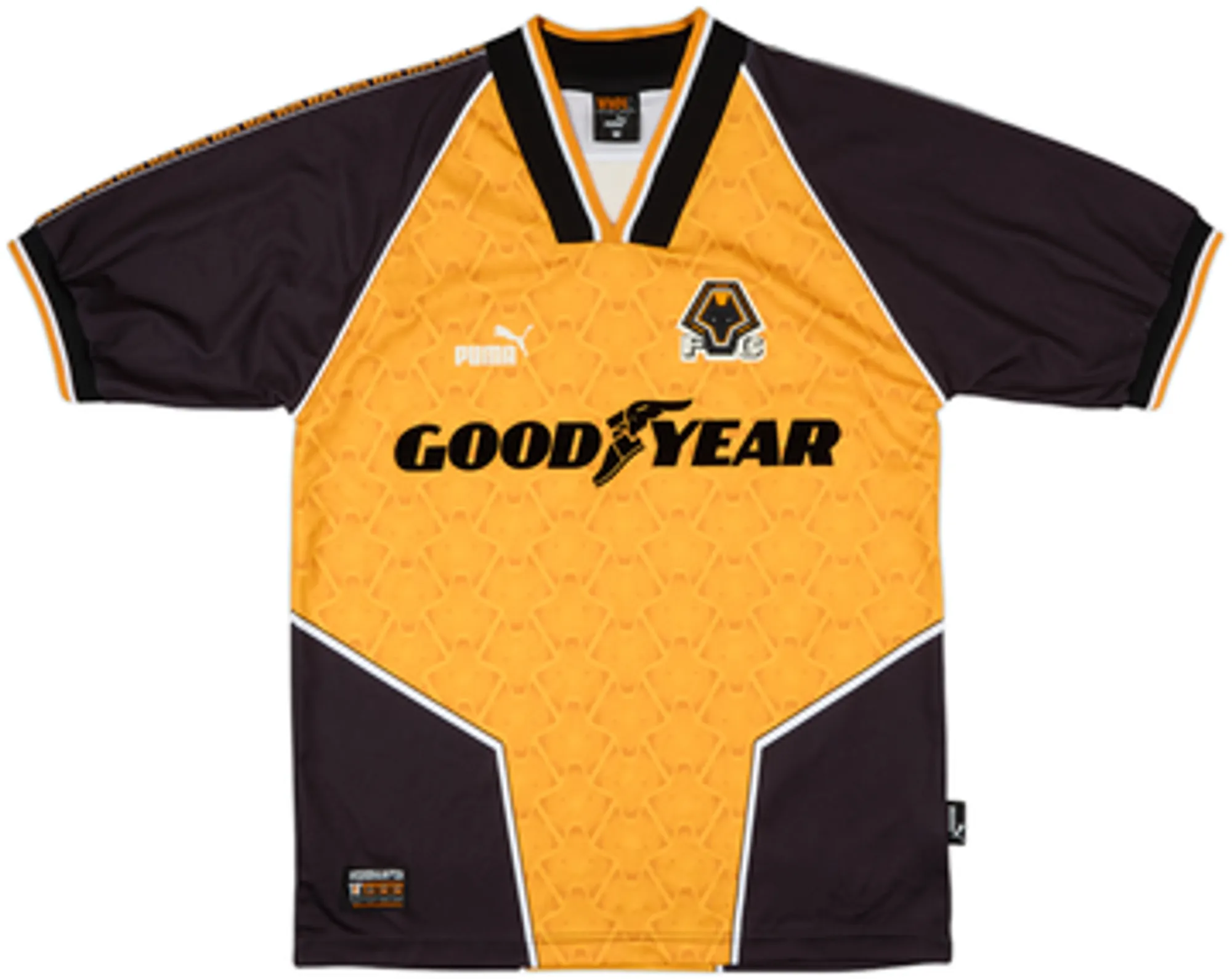 Puma Wolverhampton Wanderers Mens SS Home Shirt 1996/98