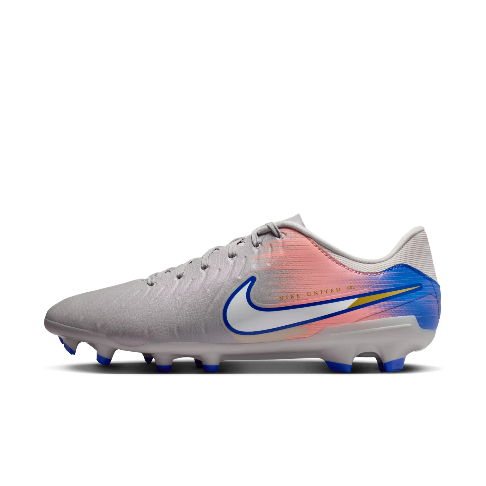 Nike United Tiempo Legend 10 Academy Multi-Ground Low-Top Football Boot - Grey