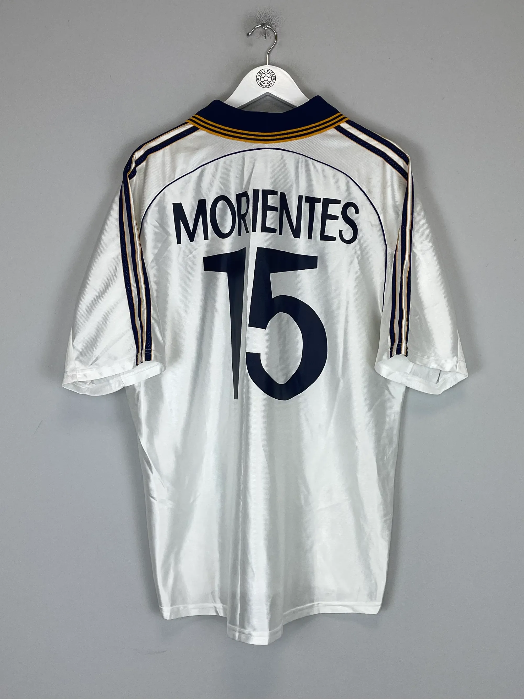 1998/00 REAL MADRID MORIENTES #15 HOME SHIRT (L) ADIDAS | CULT KITS