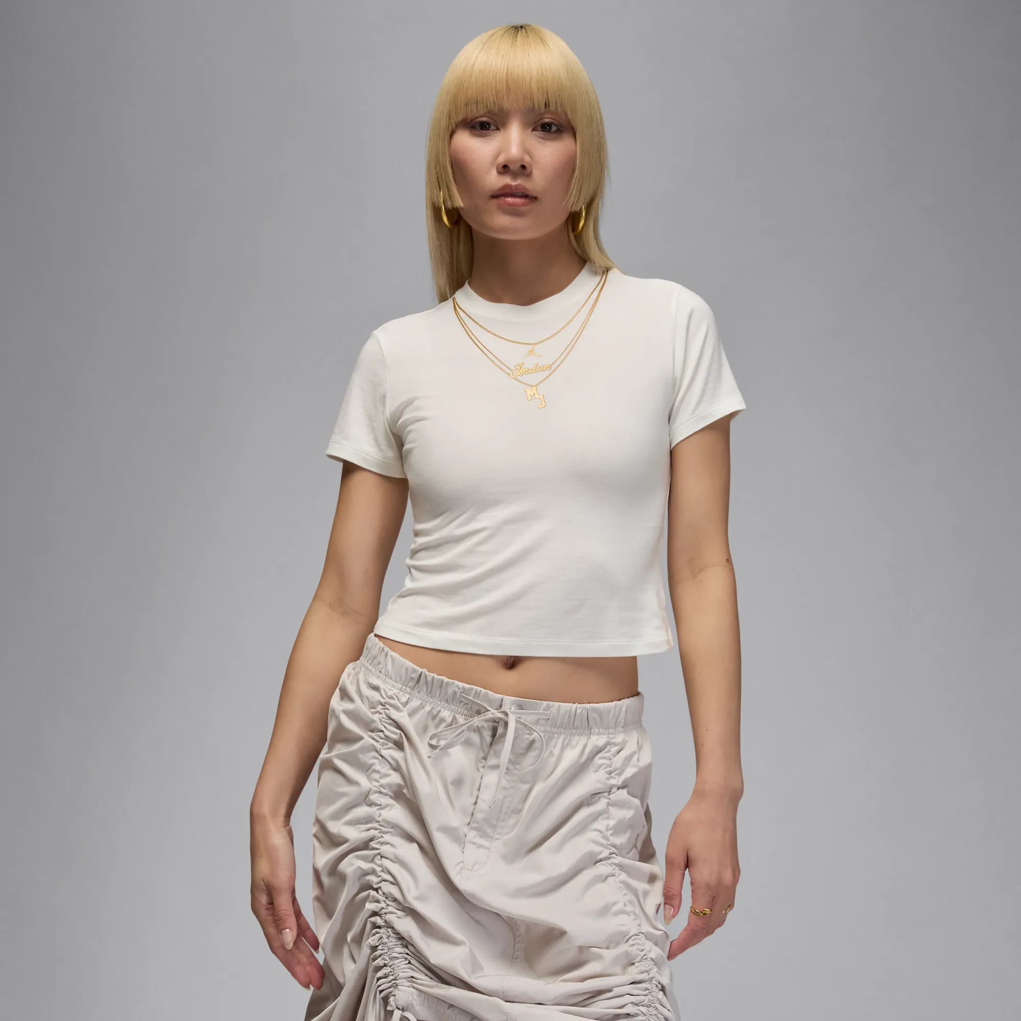 Nike Jordan Flight Women's Graphic T-Shirt - White - Cotton