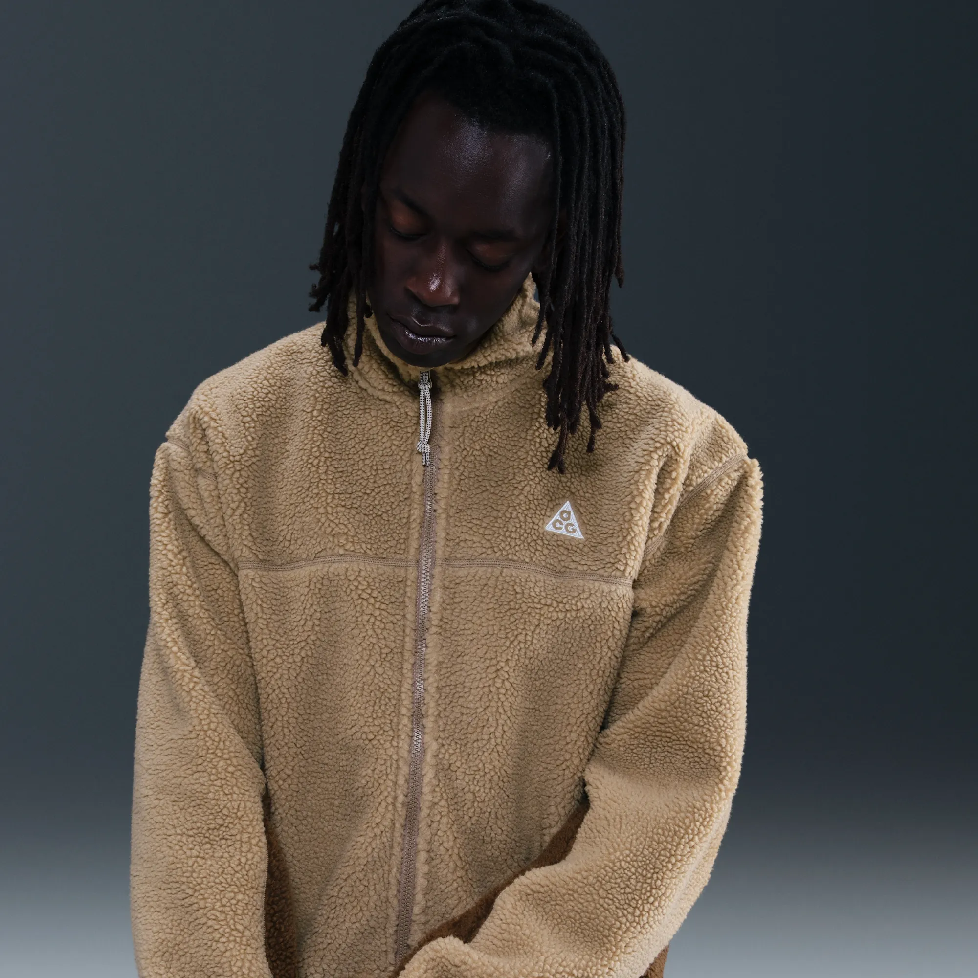 Nike ACG 'Canwell Glacier' Men's Therma-FIT ADV Windproof Jacket - Brown - Polyester