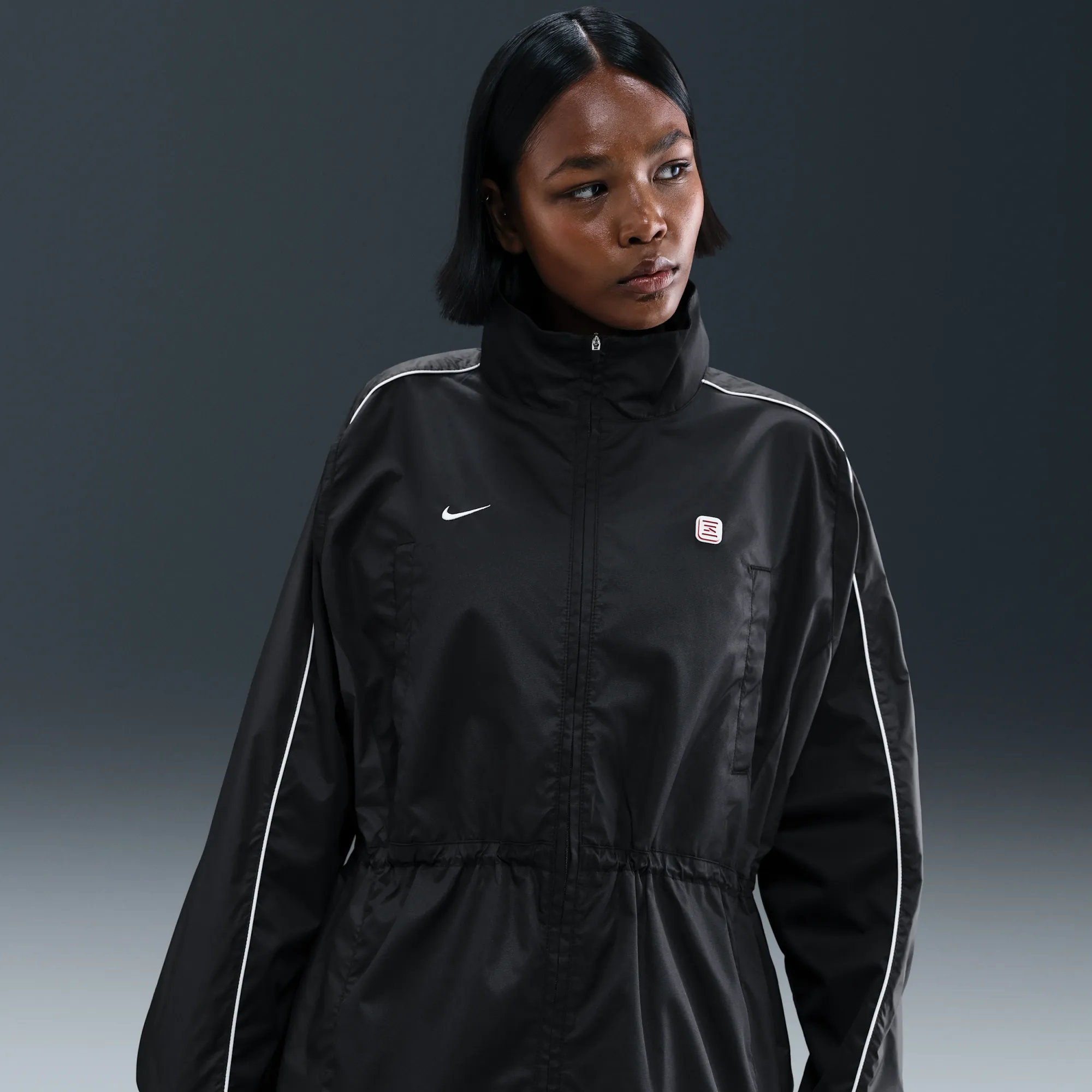 Nike Shox Women's Woven Jacket - Black - Polyester