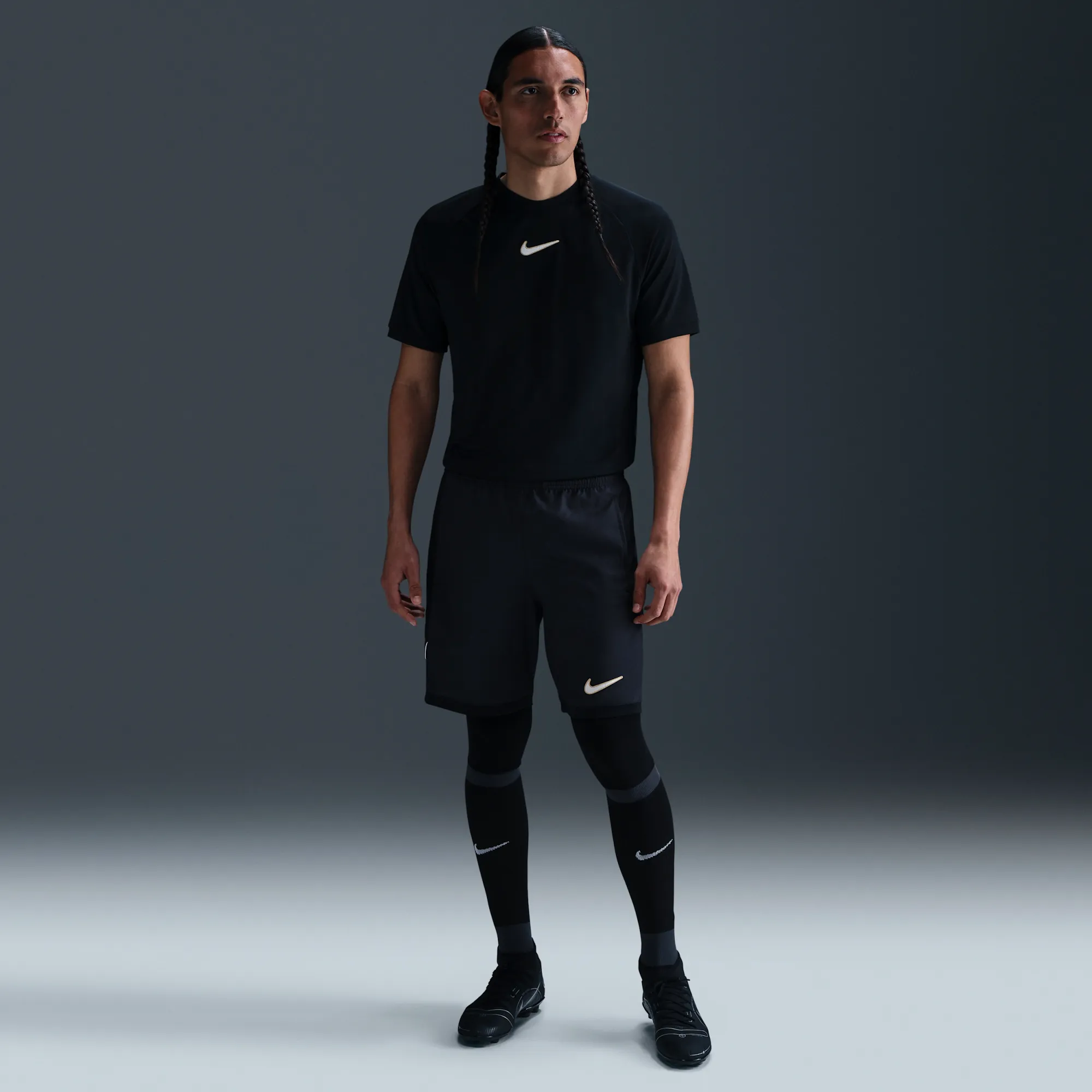Nike Academy Men's Dri-FIT Football Shorts - Black - Polyester