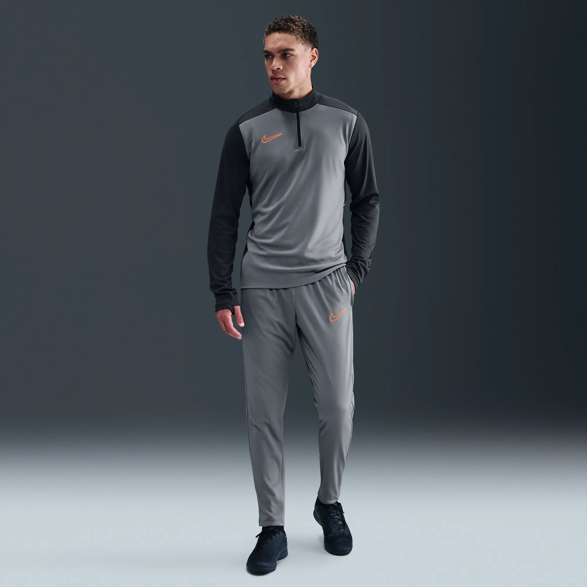 Nike Academy Men's Dri-FIT Football Pants - Grey - Polyester