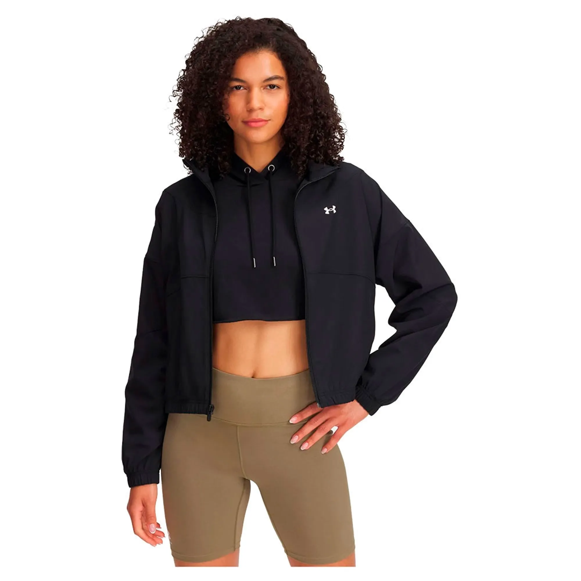 Under Armour  Rival Woven Women's Jacket Black / White L