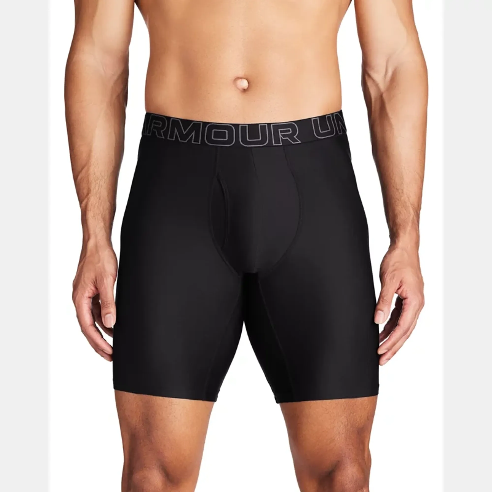 Under Armour  Performance Tech™ Men's 9" 3-Pack Boxerjock® Black / Black / Castlerock XXL