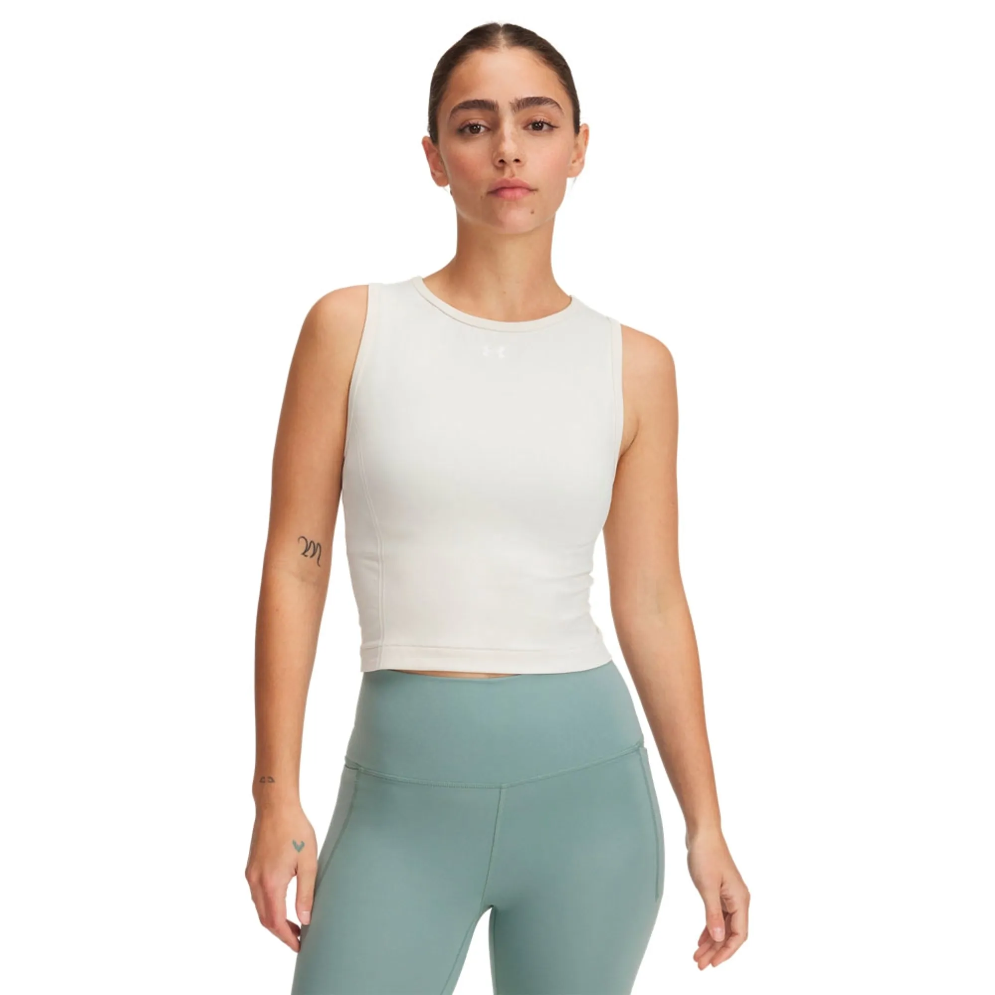 Under Armour  Train Seamless Women's Tank Stone / White L