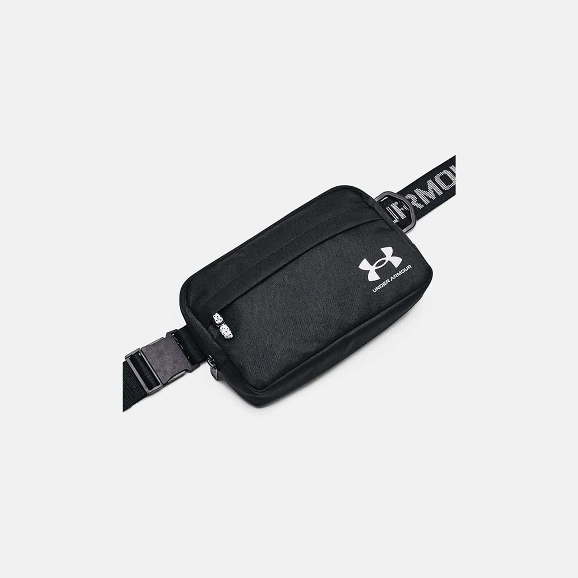 Under Armour  Essential Waist Bag Crossbody Black / Black / White OSFM