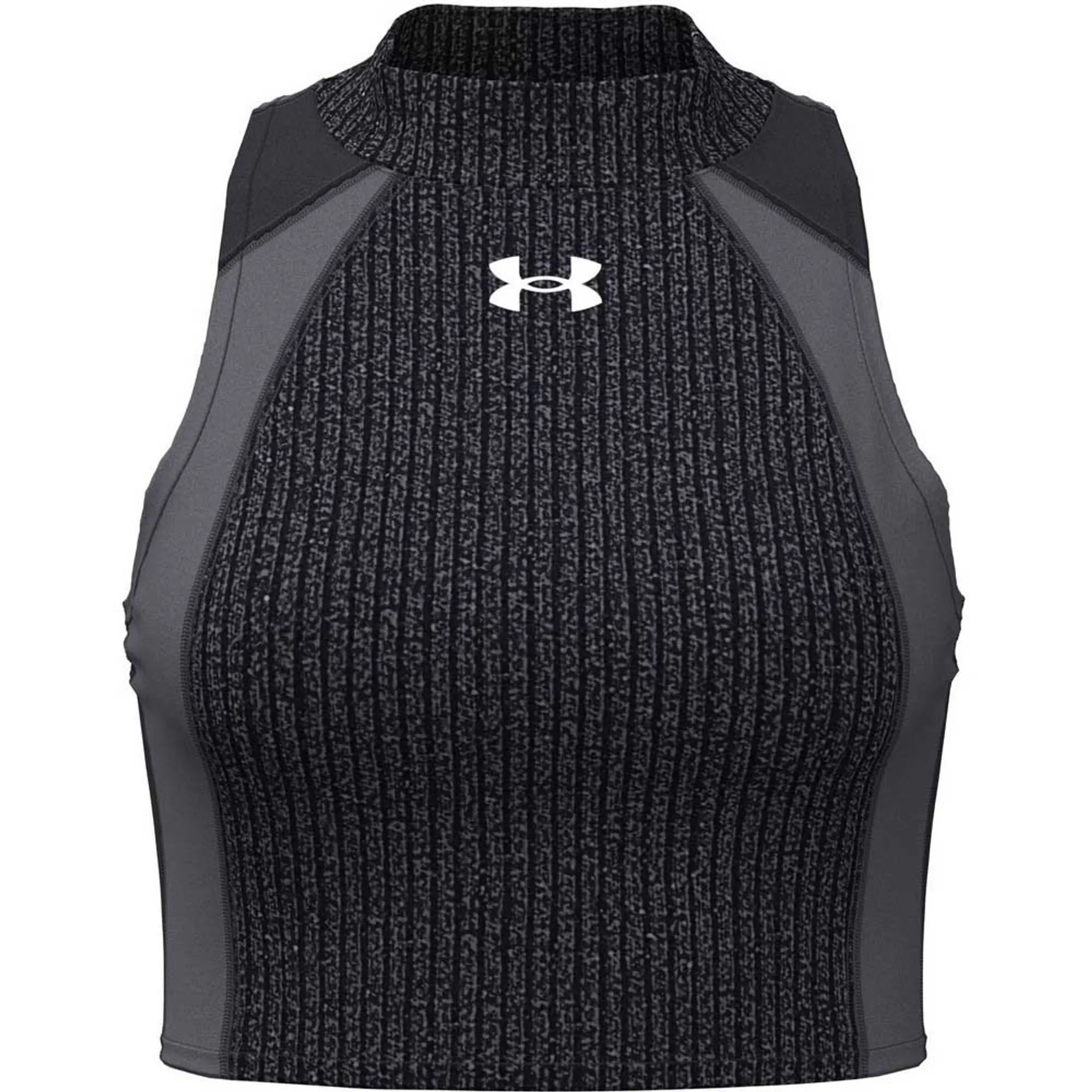 HeatGear® Rib Women's Tank Black / Castlerock / White L