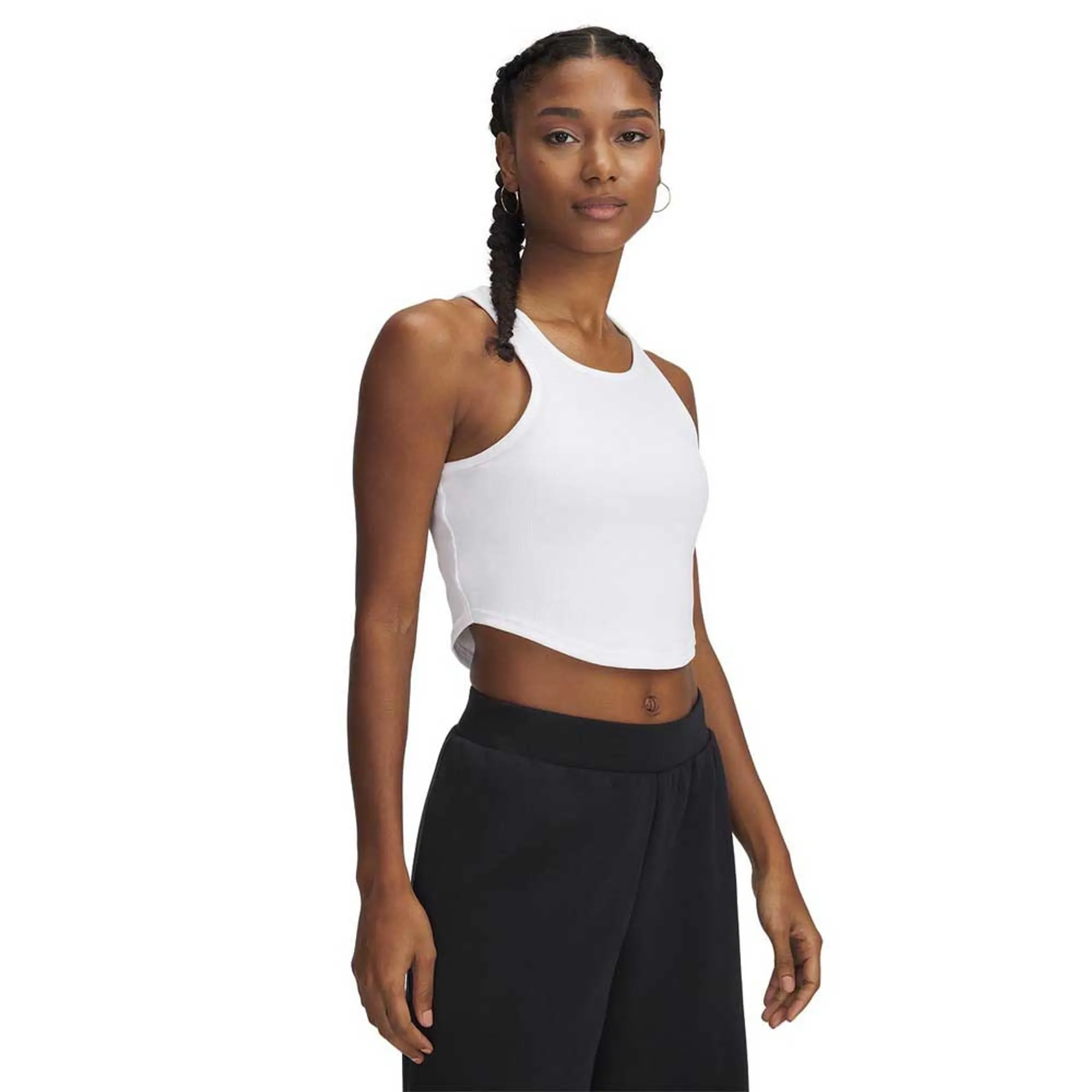 Under Armour  Rival Rib Women's Tank White / White L