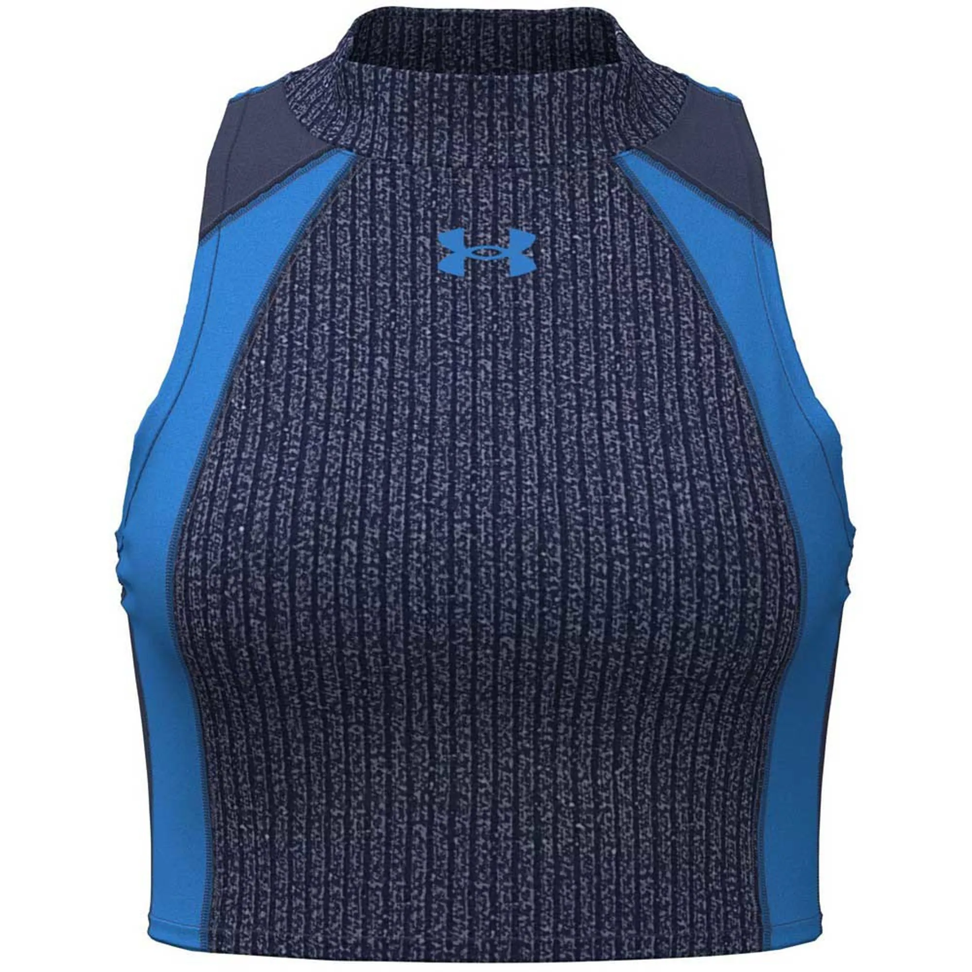 HeatGear® Rib Women's Tank Washed Navy / Blue Atlantis / Blue Atlantis L