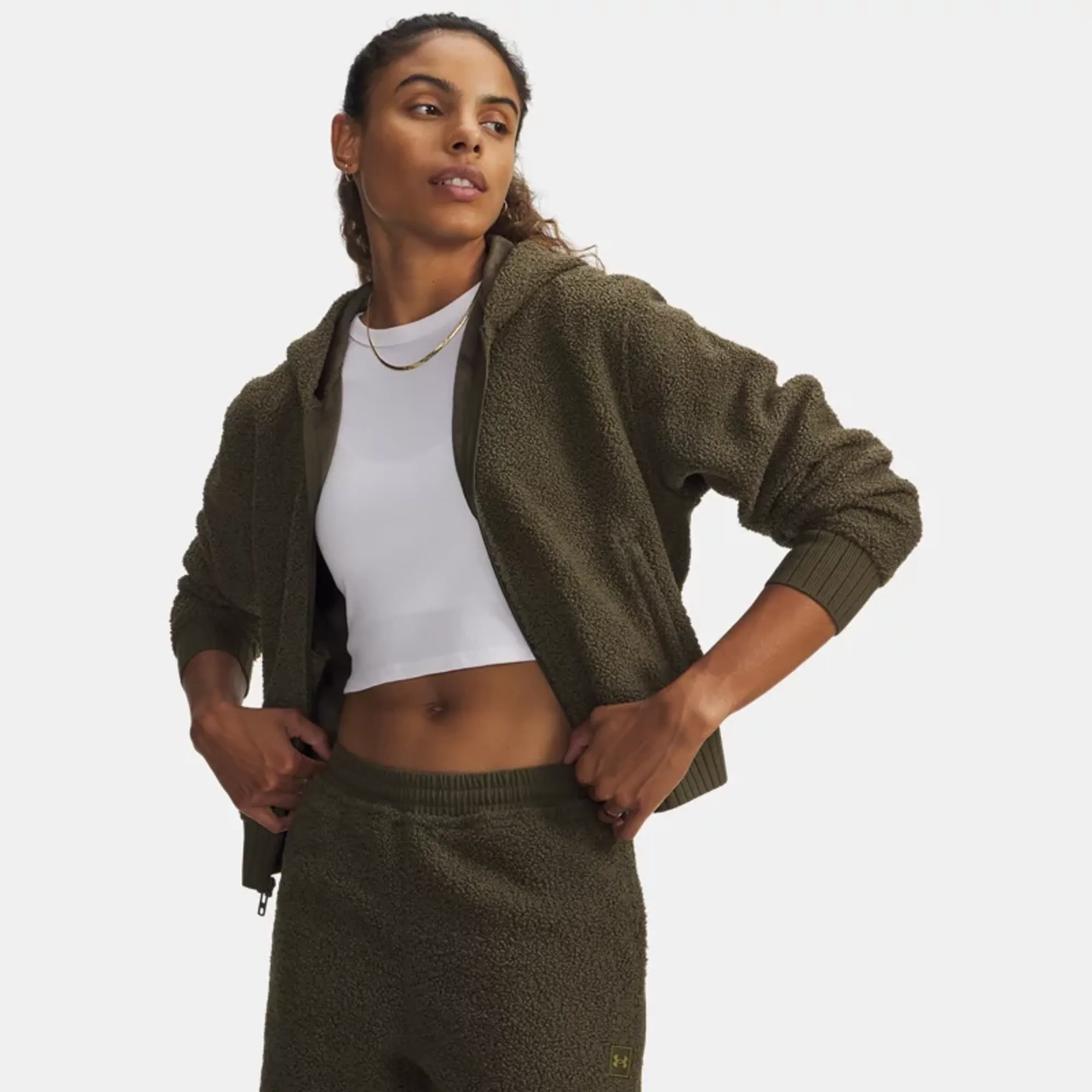 Under Armour  High Pile Fleece Women's Jacket Expedition Green / Expedition Green L