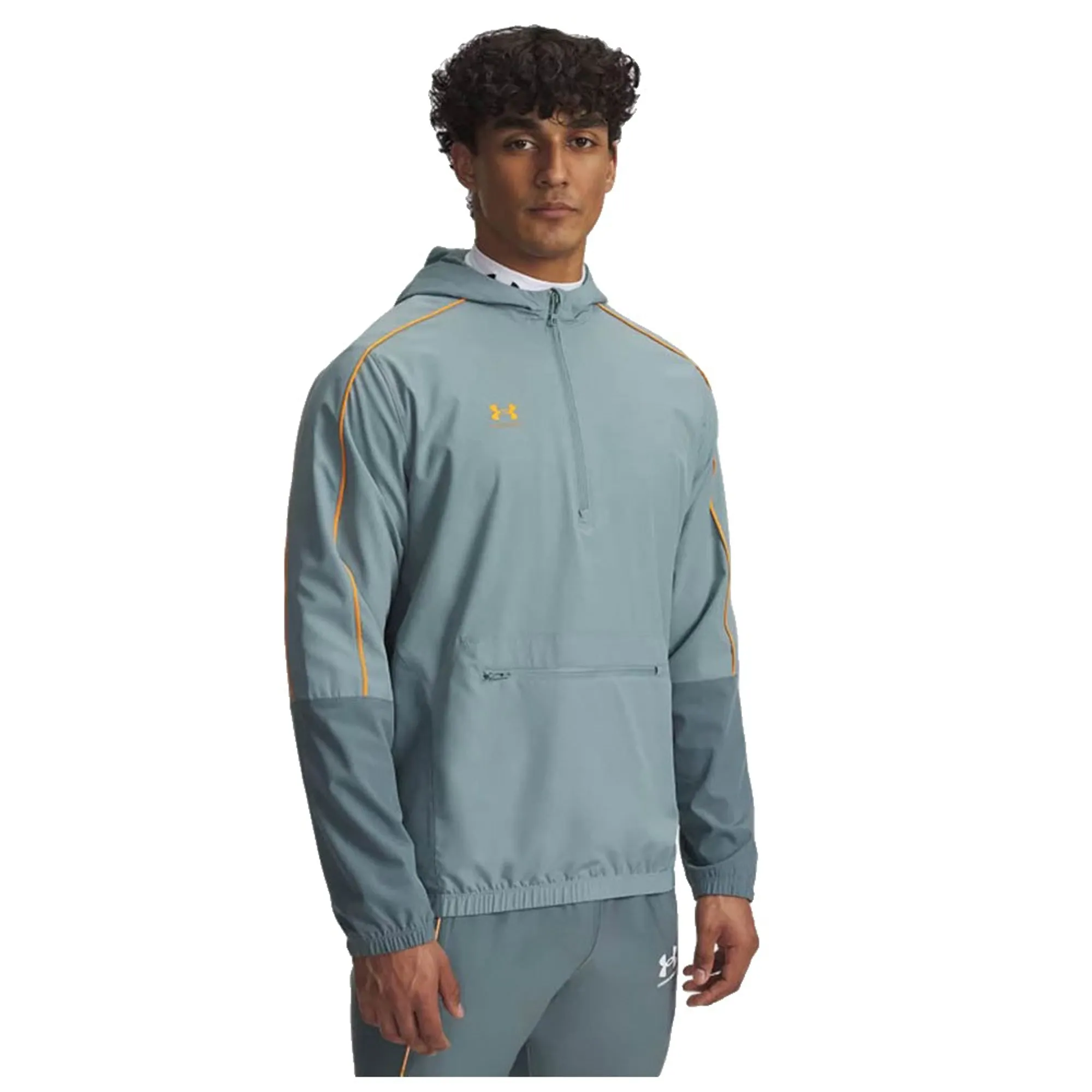 Under Armour  Challenger Men's Warmup Jacket Jasper Blue / Squad Orange L