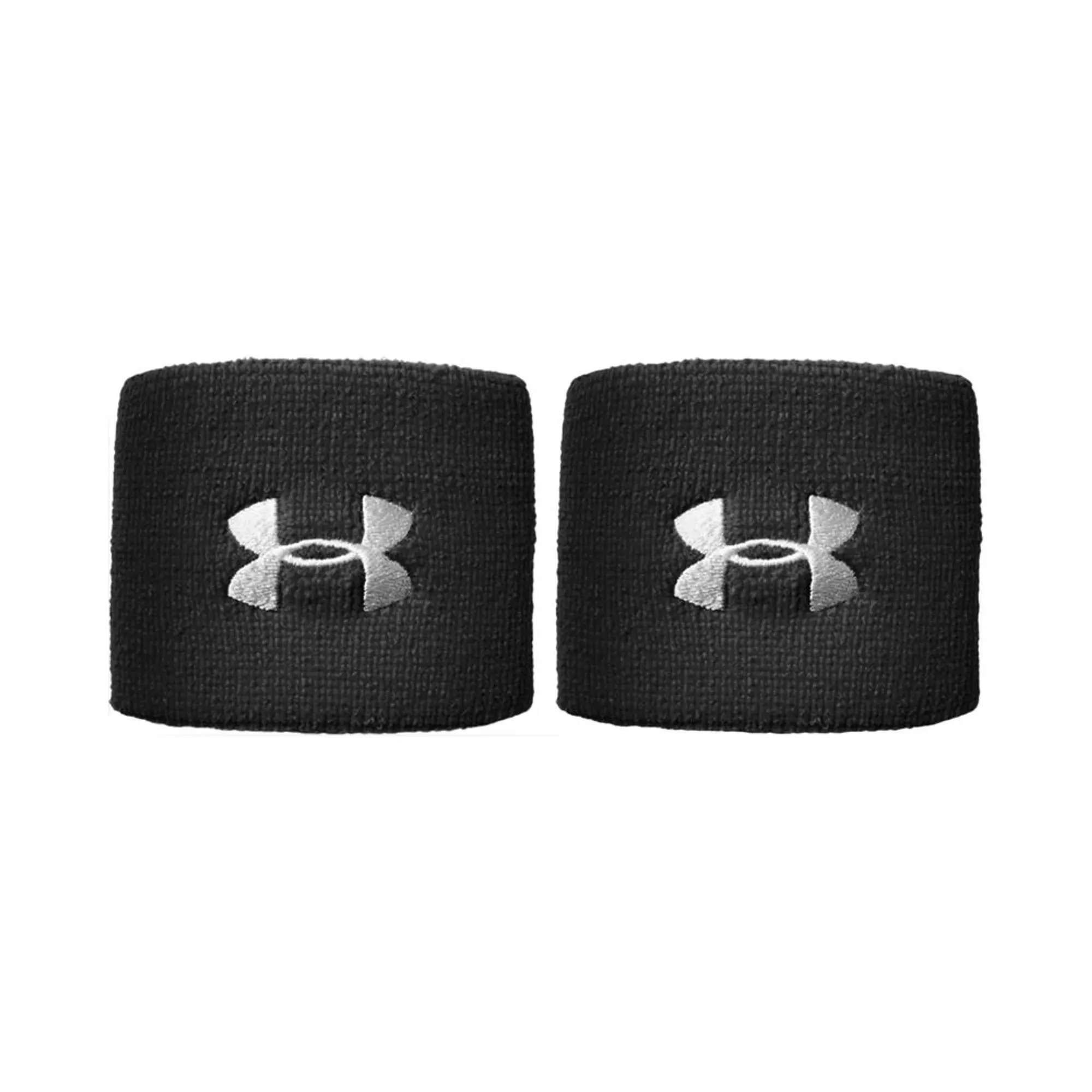 Under Armour  Performance Men's 3" Wristband - 2-Pack Black / White