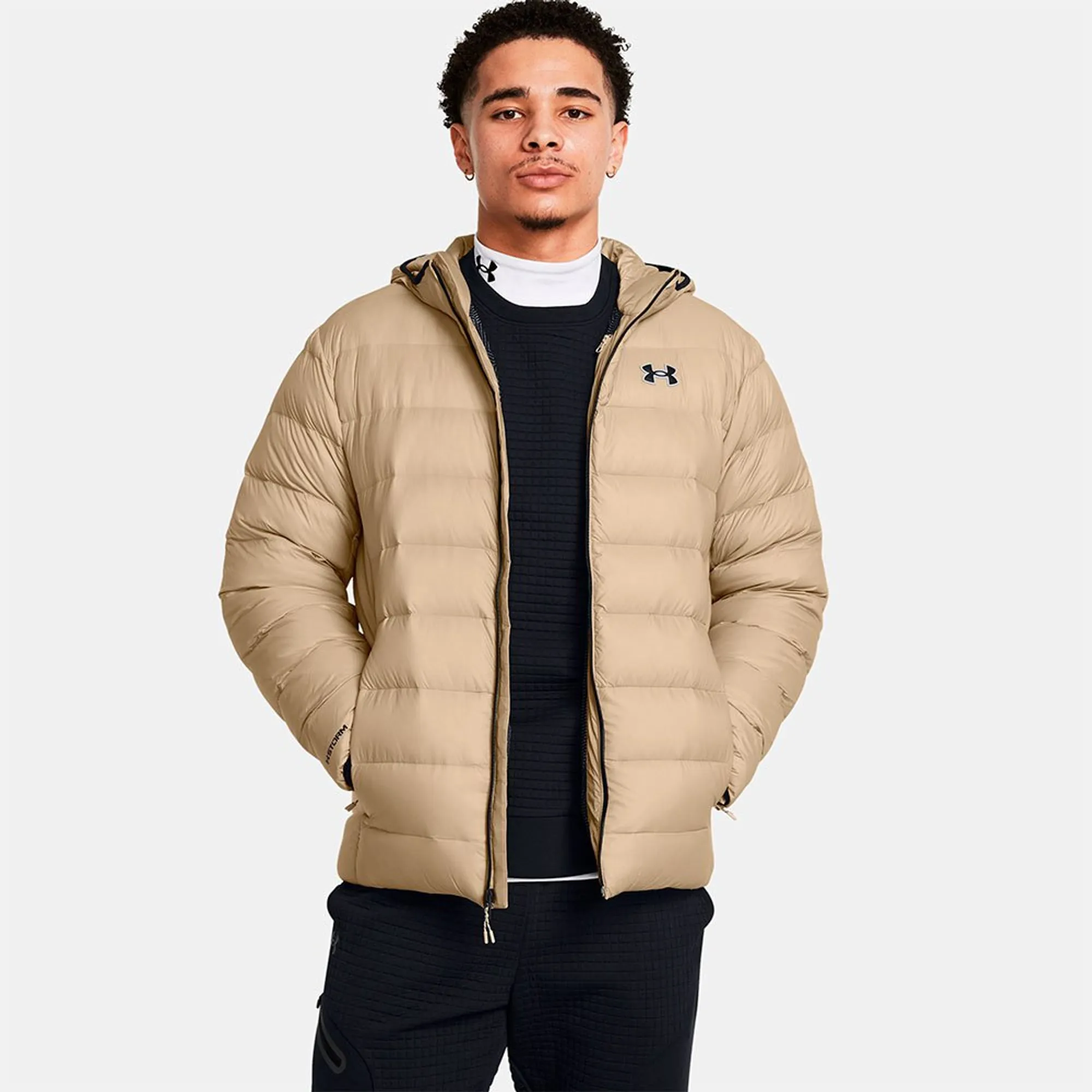 Under Armour Legend Down Men's Hooded Jacket City Khaki / City Khaki / Black XL