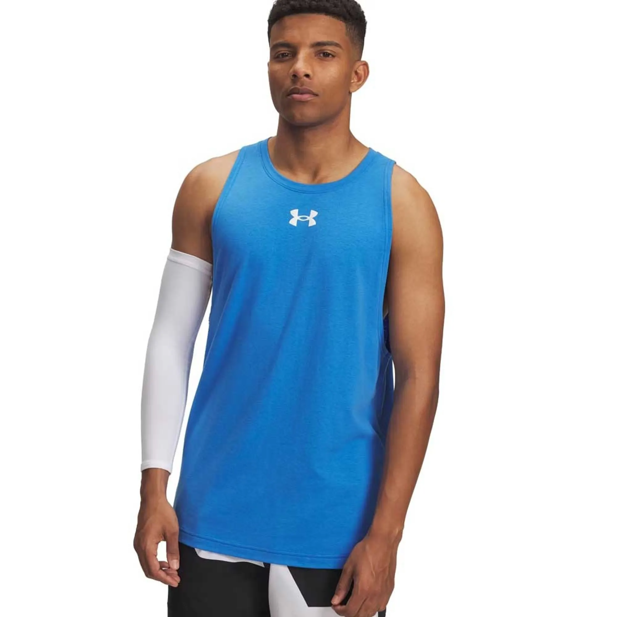 Under Armour Zone Men's Tank Blue Atlantis / White L