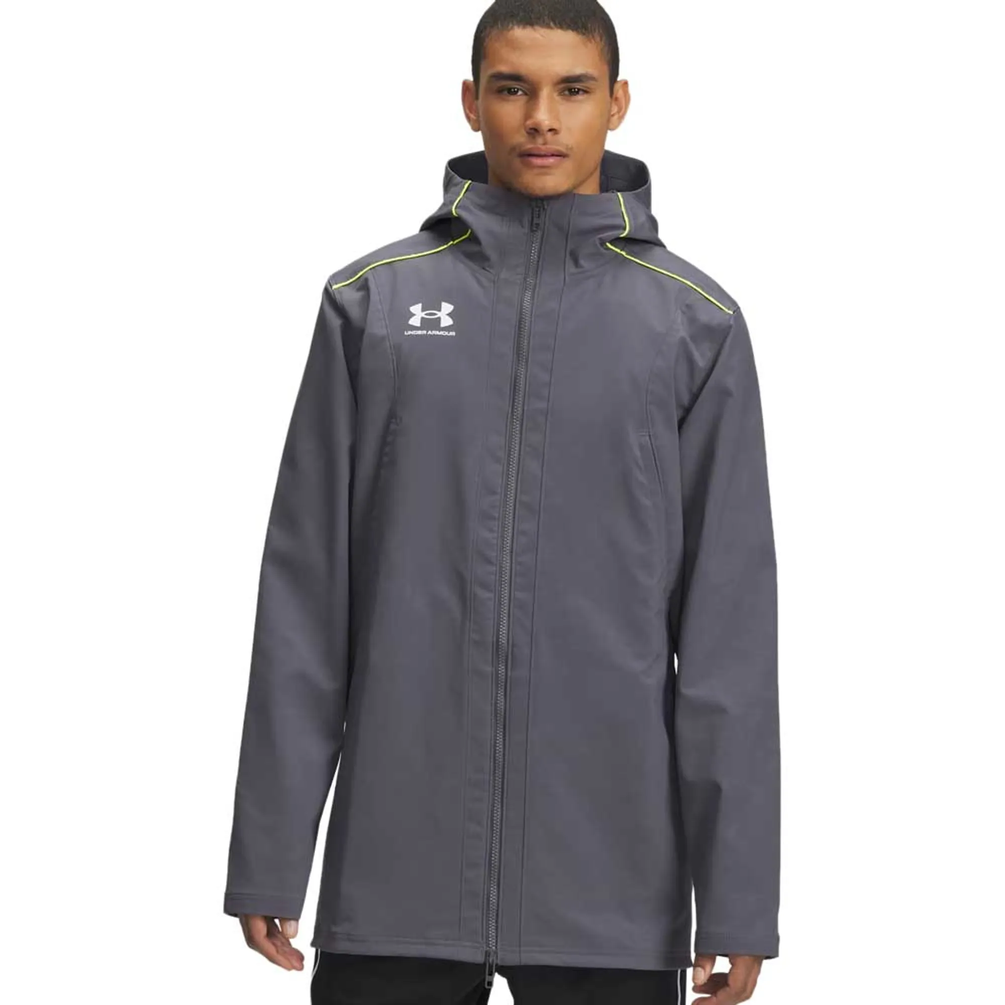 Under Armour  Challenger Pro Men's Jacket Castlerock / High Vis Yellow L