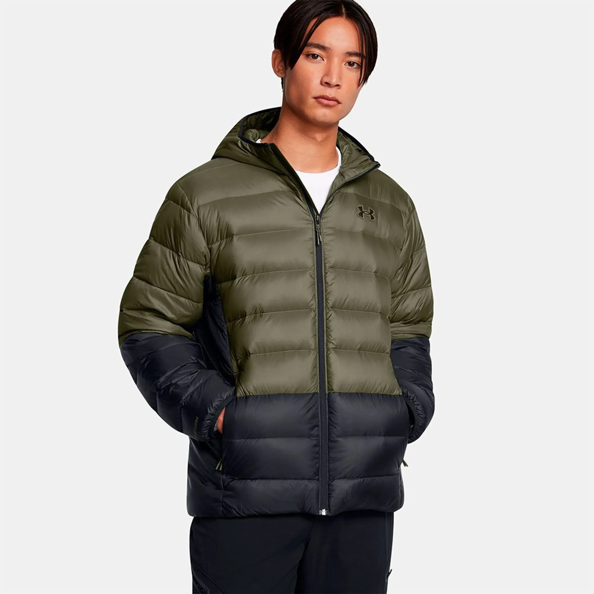 Under Armour  Legend Down Men's Hooded Jacket Marine OD Green / Black / Black XL