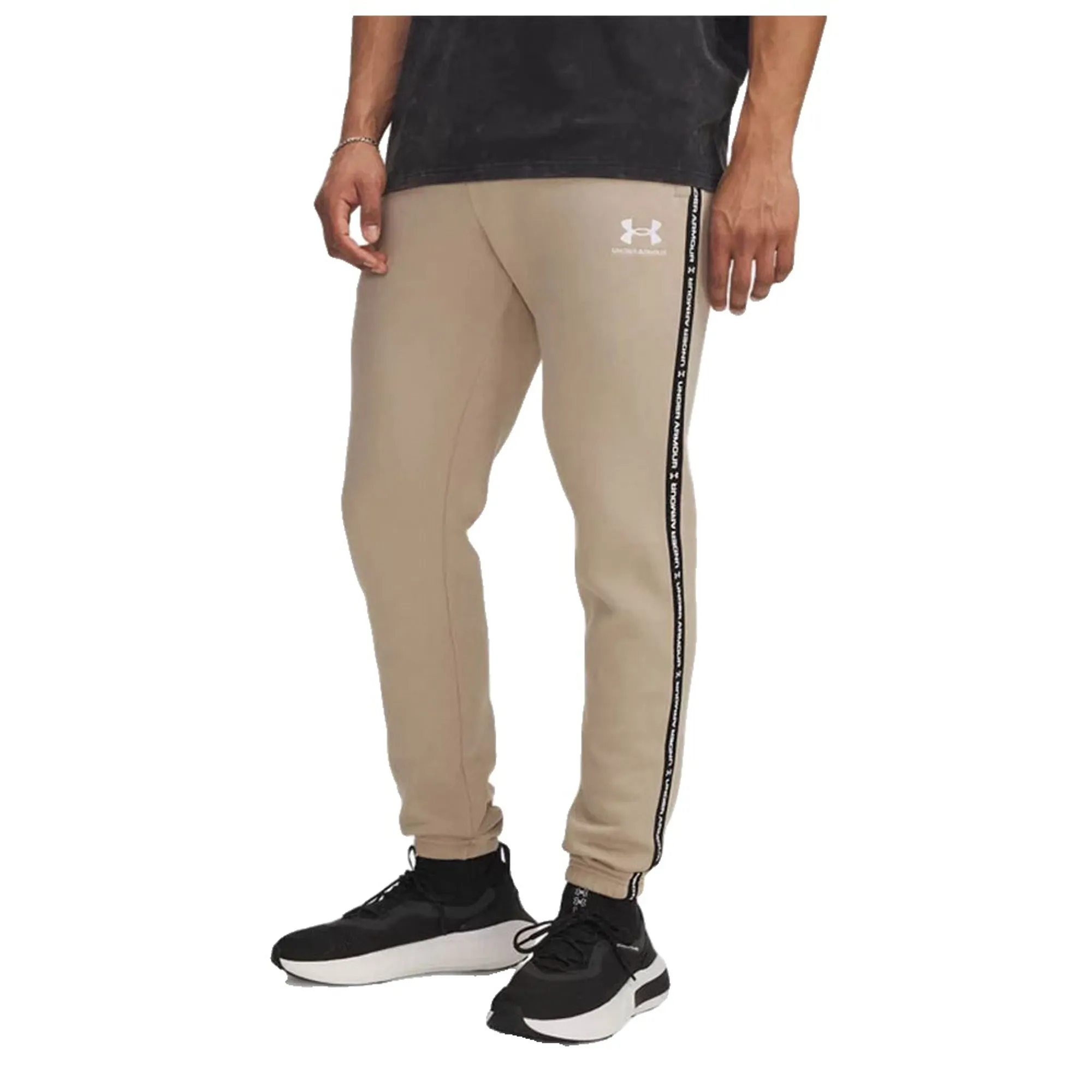 Under Armour  Icon Fleece Taping Men's Joggers City Khaki / White L