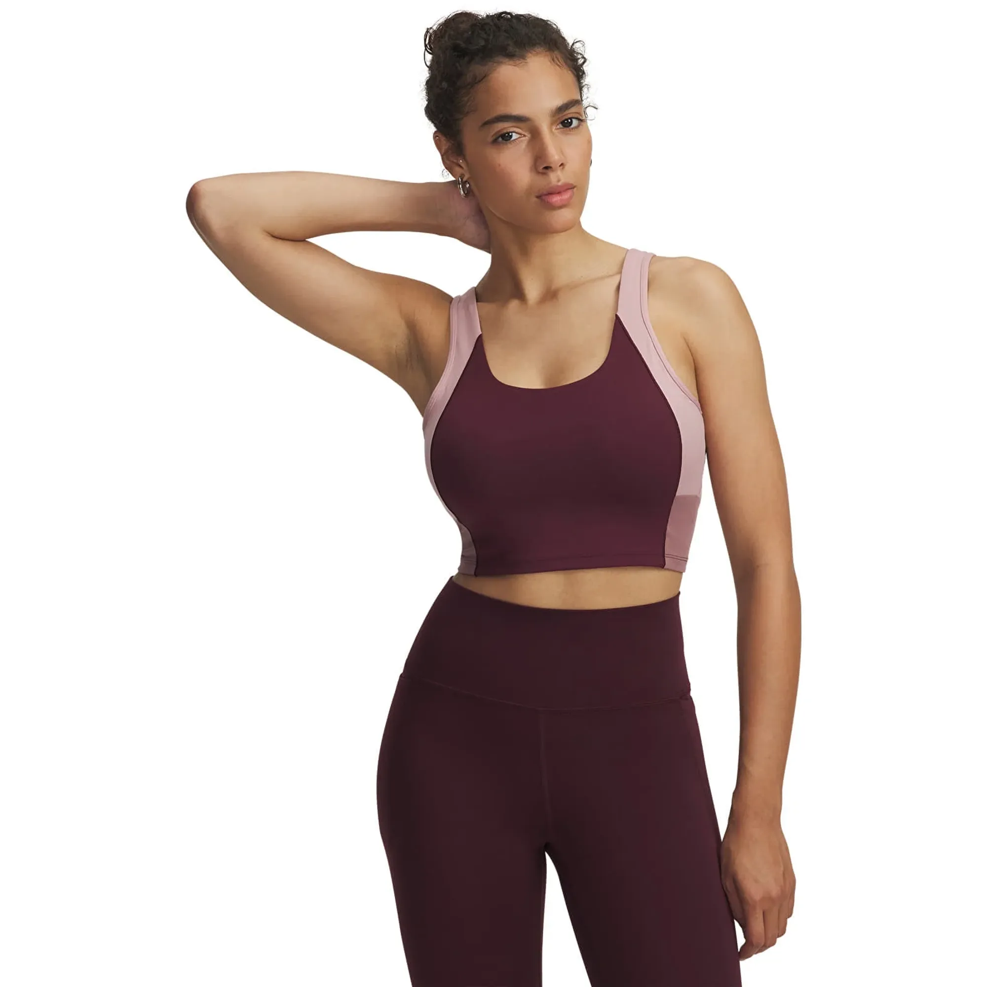 Under Armour  Meridian Colorblock Women's Tank Maroon Mist / Tourmaline Pink / Dark Maroon L