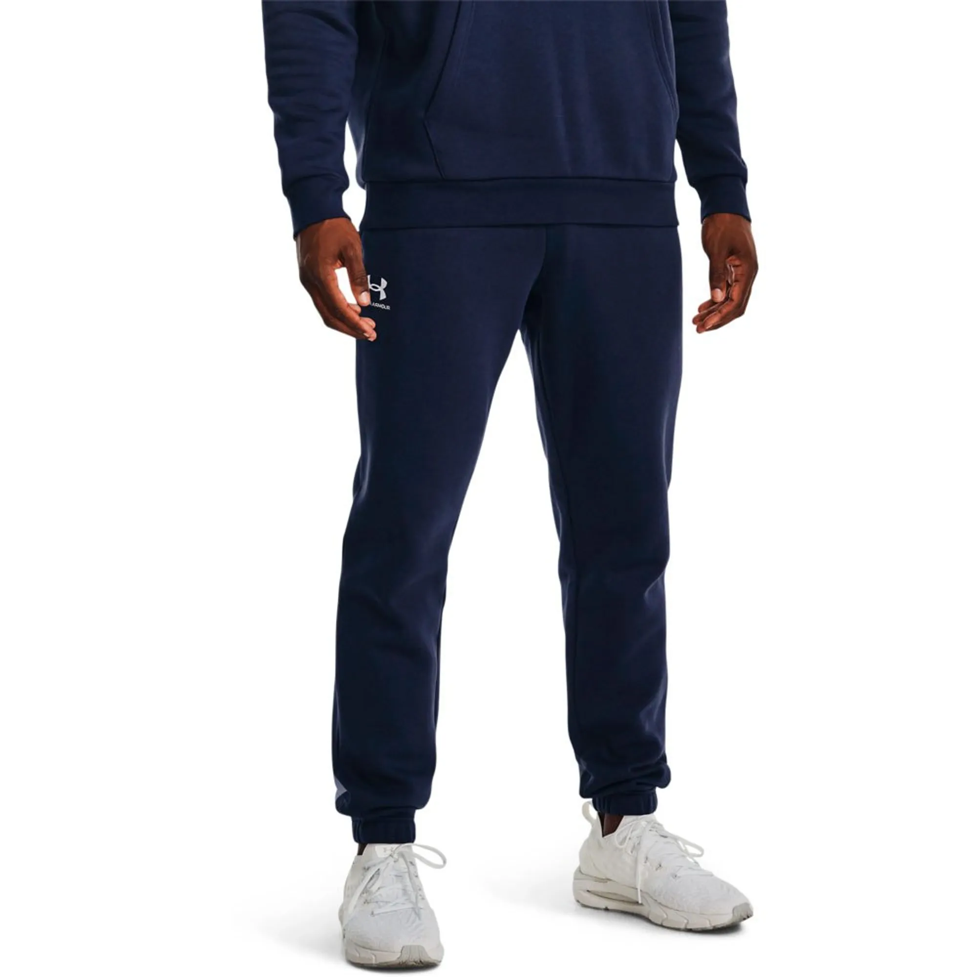 Under Armour Icon Fleece Men's Joggers Midnight Navy / White L
