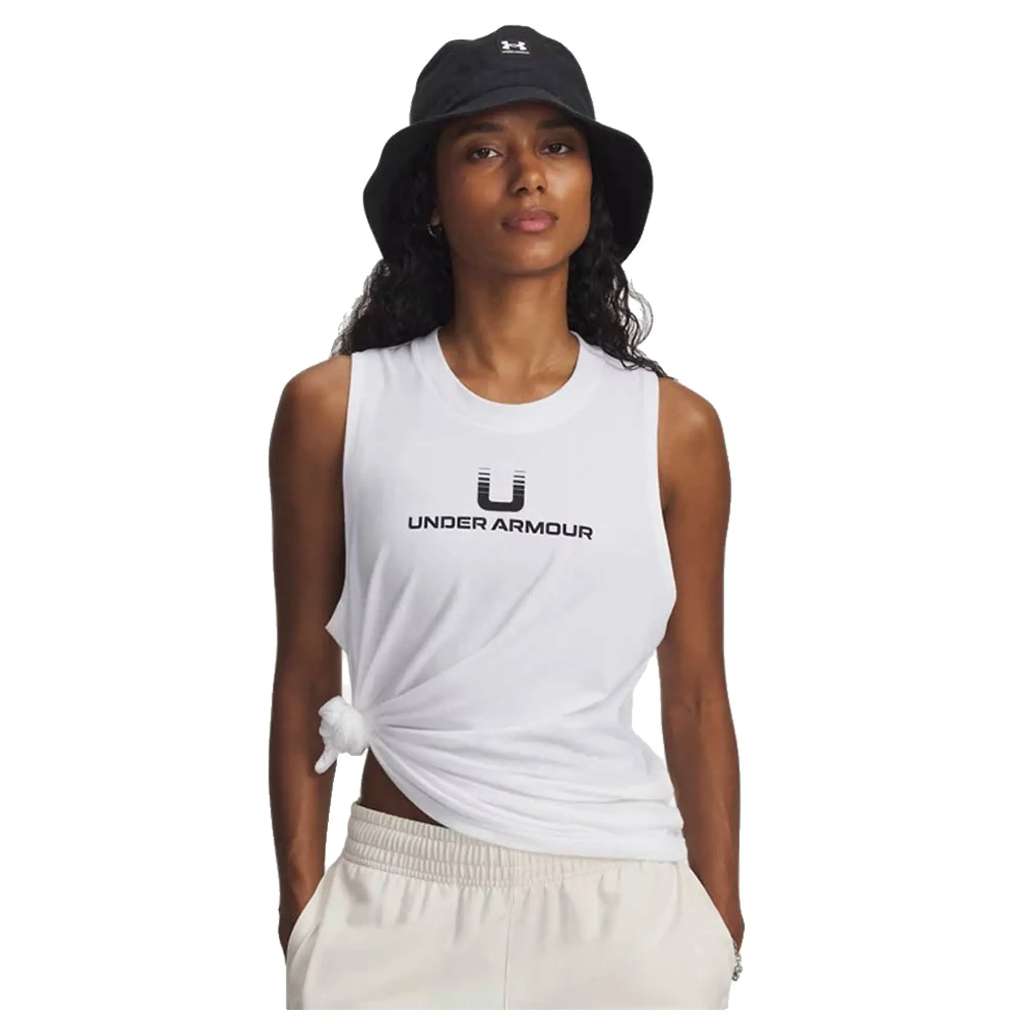 Under Armour  Varsity U Women's Tank White / Black L
