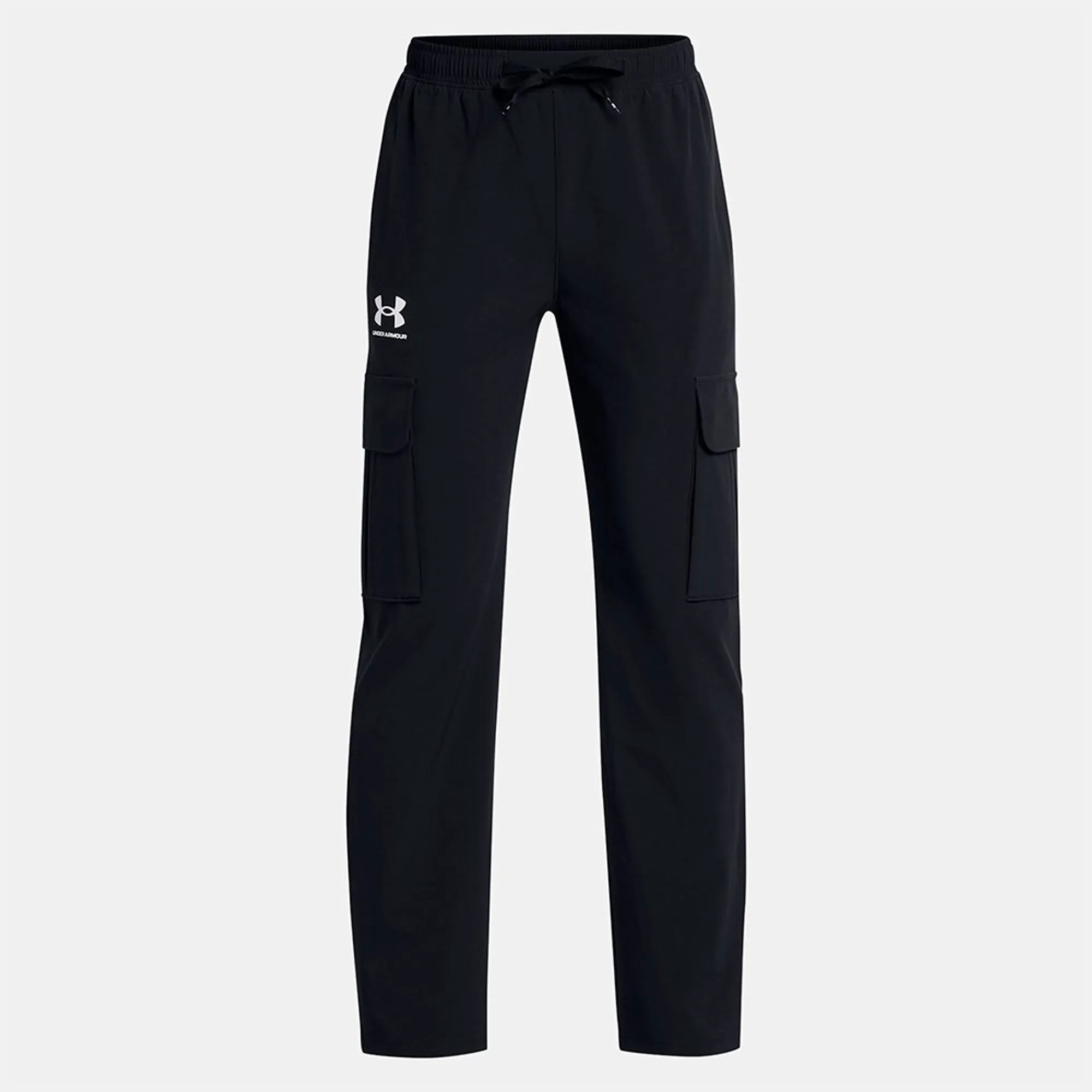 Under Armour  Icon Woven Boys' Pants Black / White YLG (59 - 63 in)